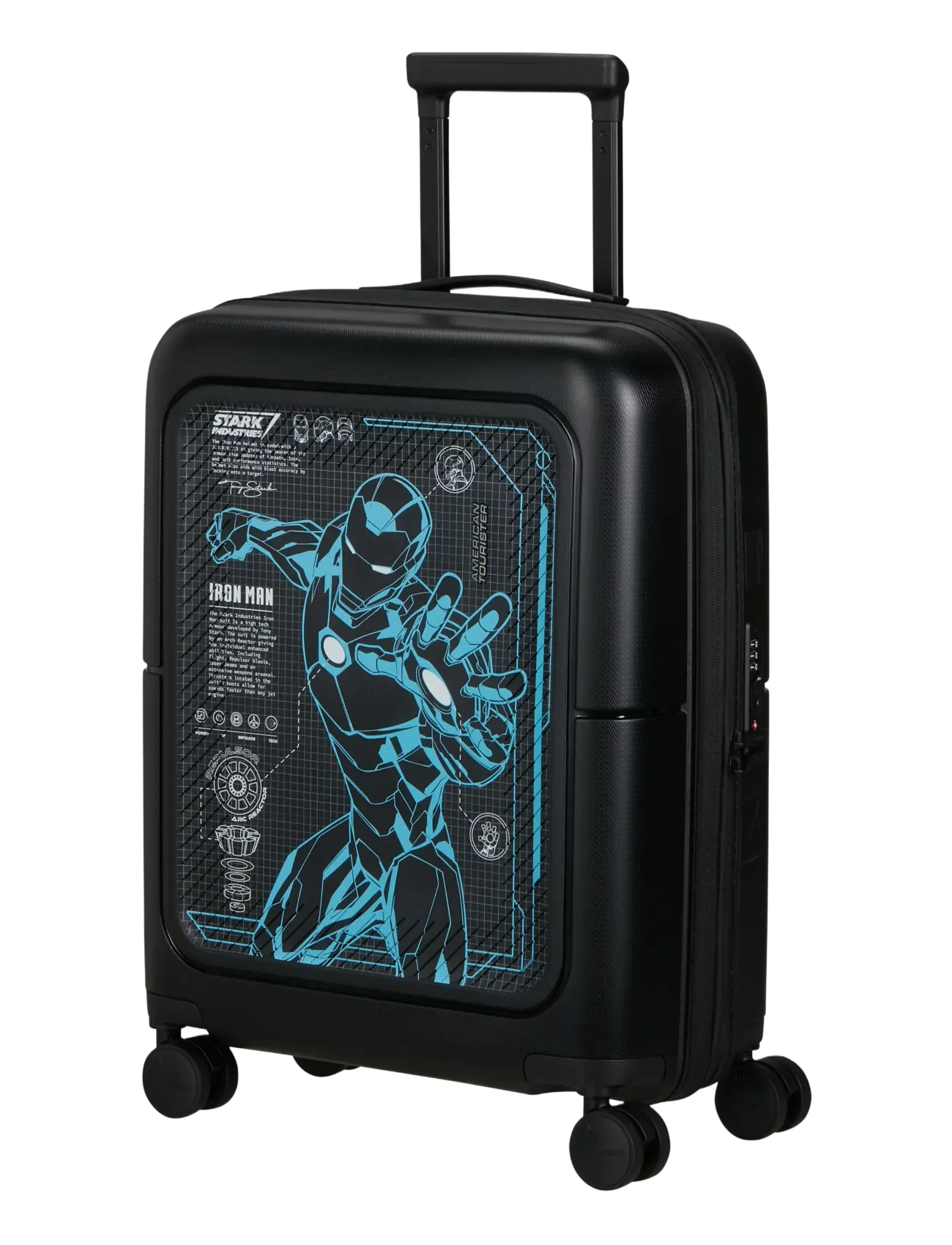 American Tourister - SPIN.55/20 EXP TSA MARVEL - resväskor till barn - iron man - 2