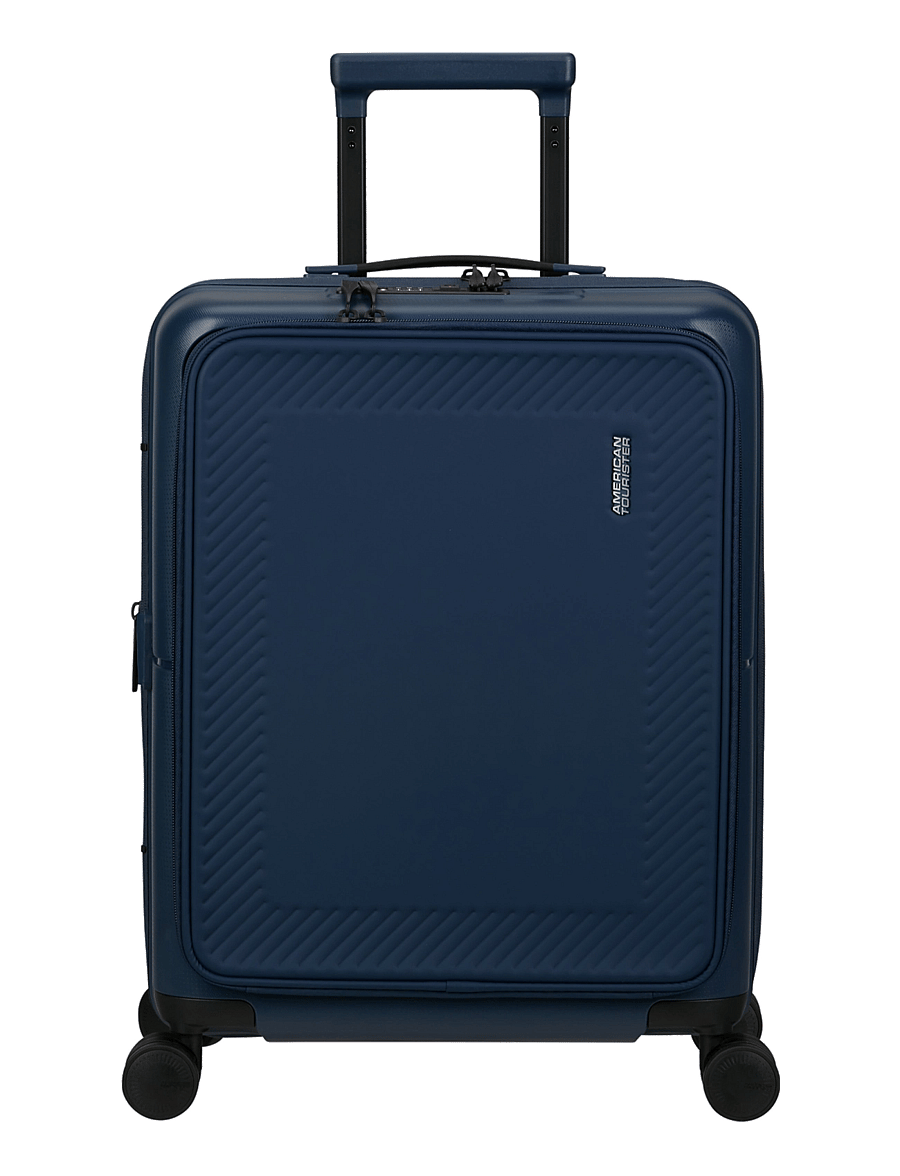 American Tourister - DASHPOP SPINNER 55/20 EXP FRONTL - handfarangurstöskur - midnight blue - 1