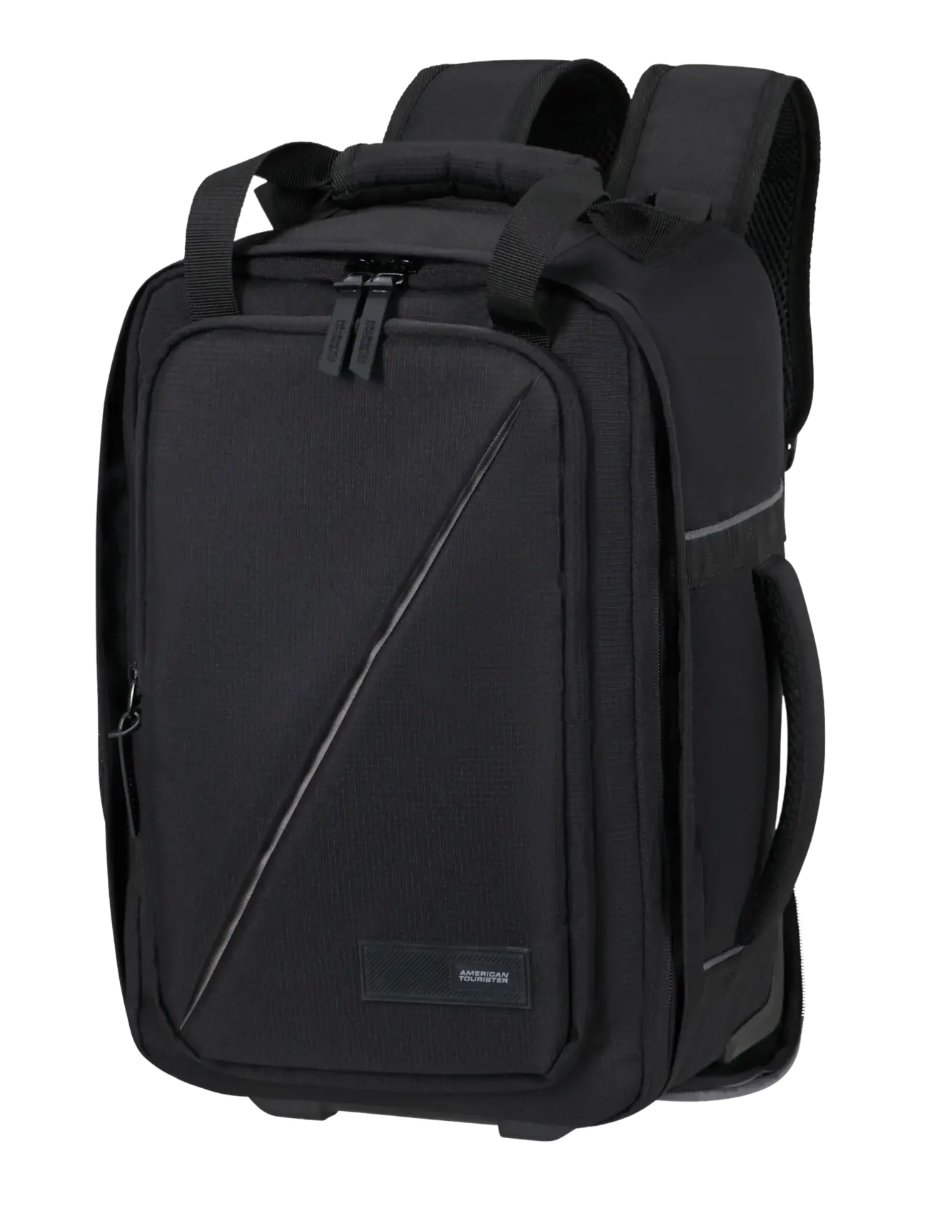 American Tourister TAKE2CABIN BACKPACK/WH S (Ryan Air Cabin Size) - Taschen - BLACK / black