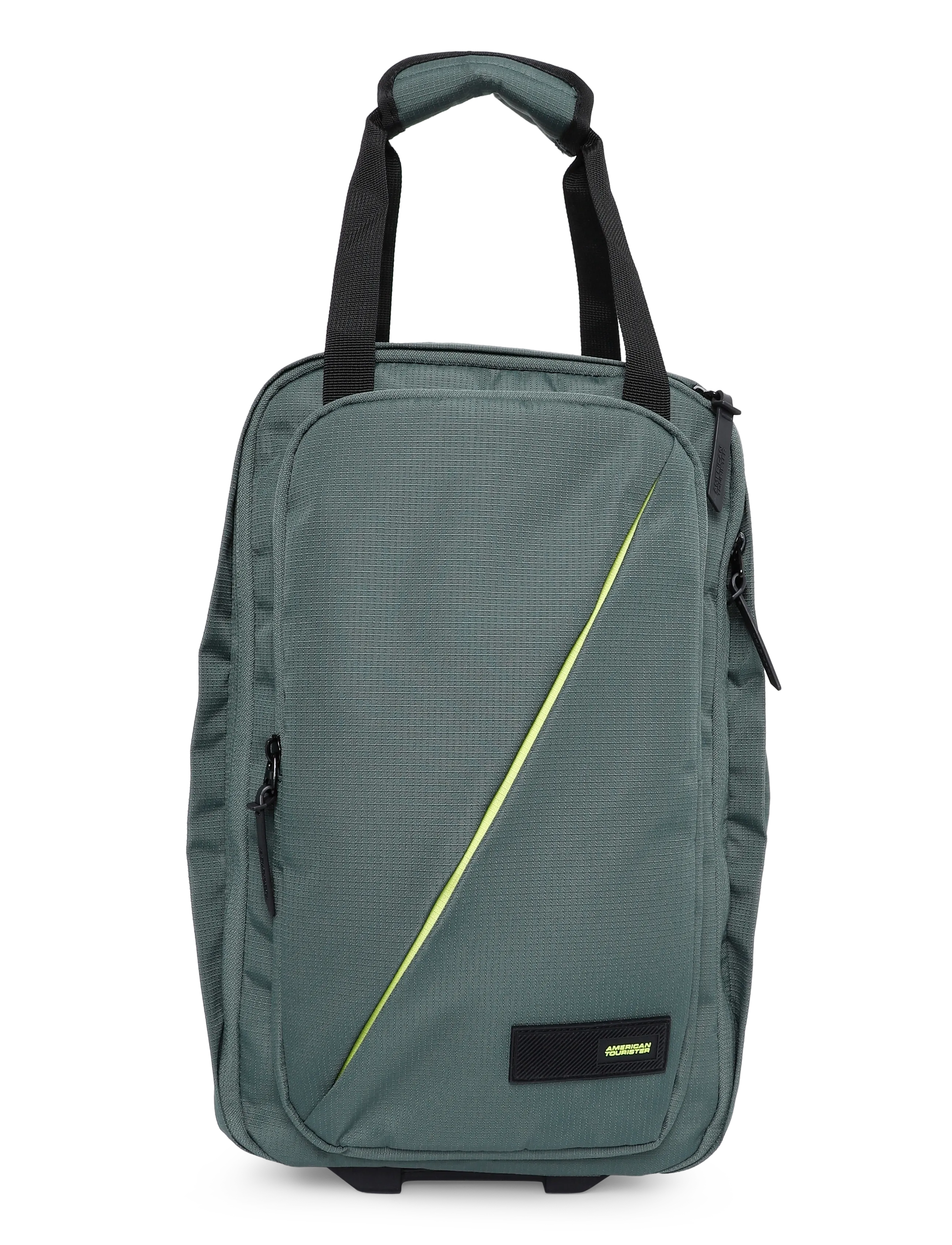 American Tourister TAKE2CABIN BACKPACK/WH S (Ryan Air Cabin Size) - Vis alt - DARK FOREST / green