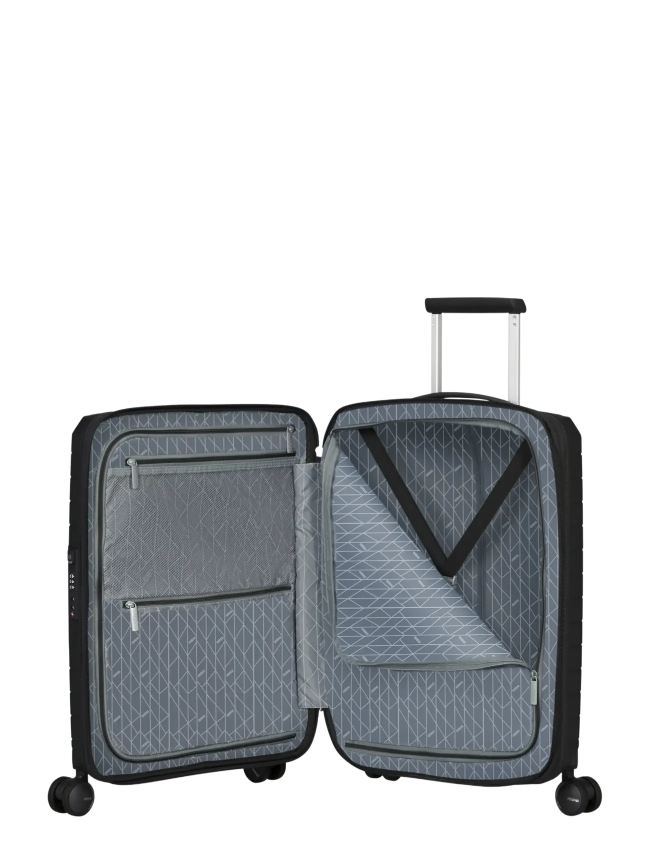 American Tourister - FASTFORWARD SPINNER 55/20 TSA EXP - handbagagekoffers - flash black - 5