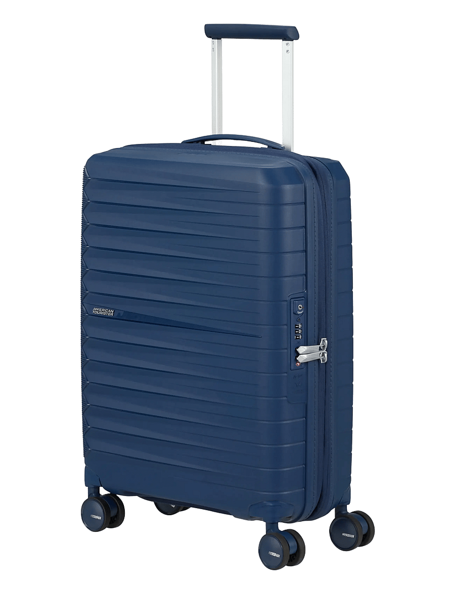 American Tourister - FASTFORWARD SPINNER 55/20 TSA EXP - kabinväskor - navy blue - 1