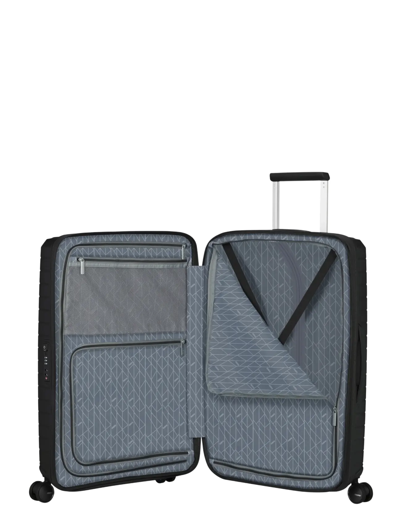 American Tourister - FASTFORWARD SPINNER 67/24 TSA EXP - vidēja izmēra koferi - flash black - 5