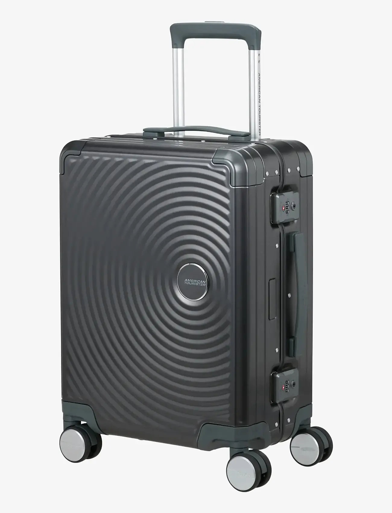 American Tourister - Soundbox ALU Spinner 55 - kabinväskor - black - 1