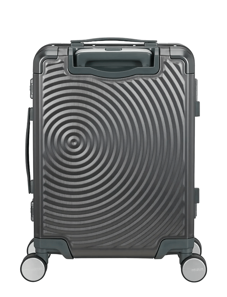 American Tourister - SOUNDBOX ALU SPINNER 55 - käsipagasi kohvrid - black - 2