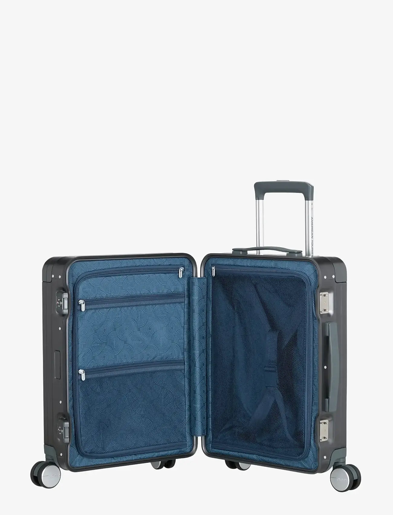 American Tourister - Soundbox ALU Spinner 55 - kabinväskor - black - 3