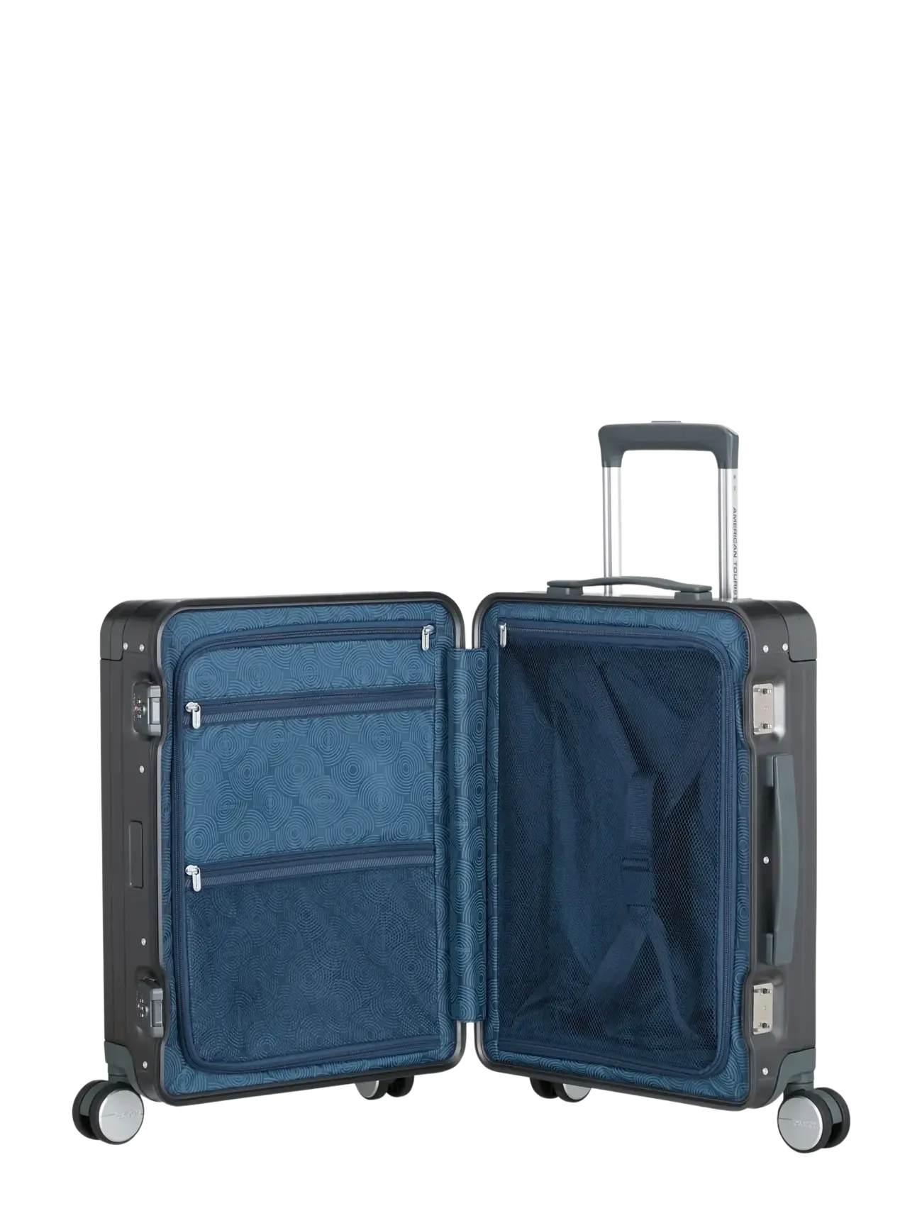 American Tourister - SOUNDBOX ALU SPINNER 55 - handbagagekoffers - black - 3