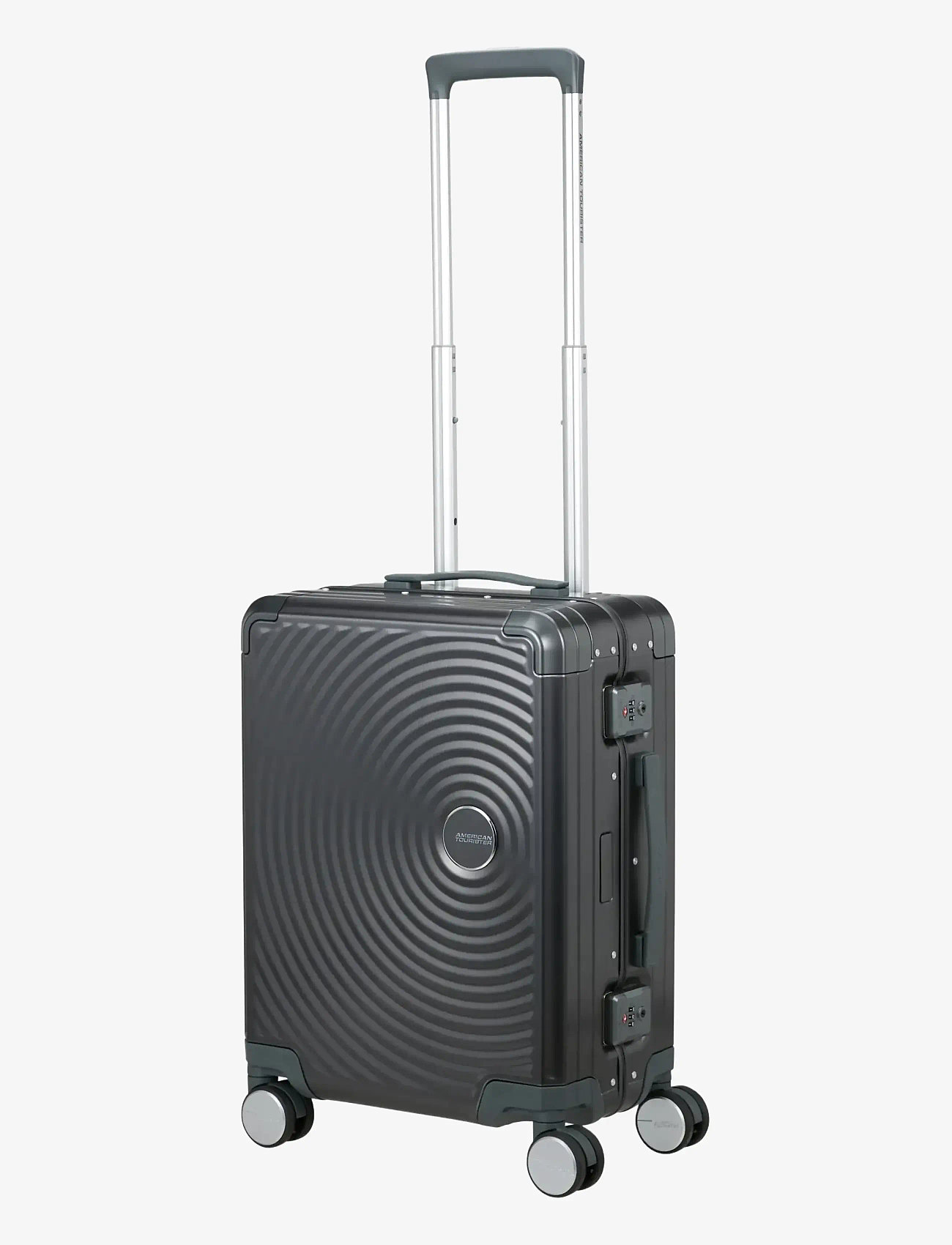 American Tourister - Soundbox ALU Spinner 55 - kabinväskor - black - 4