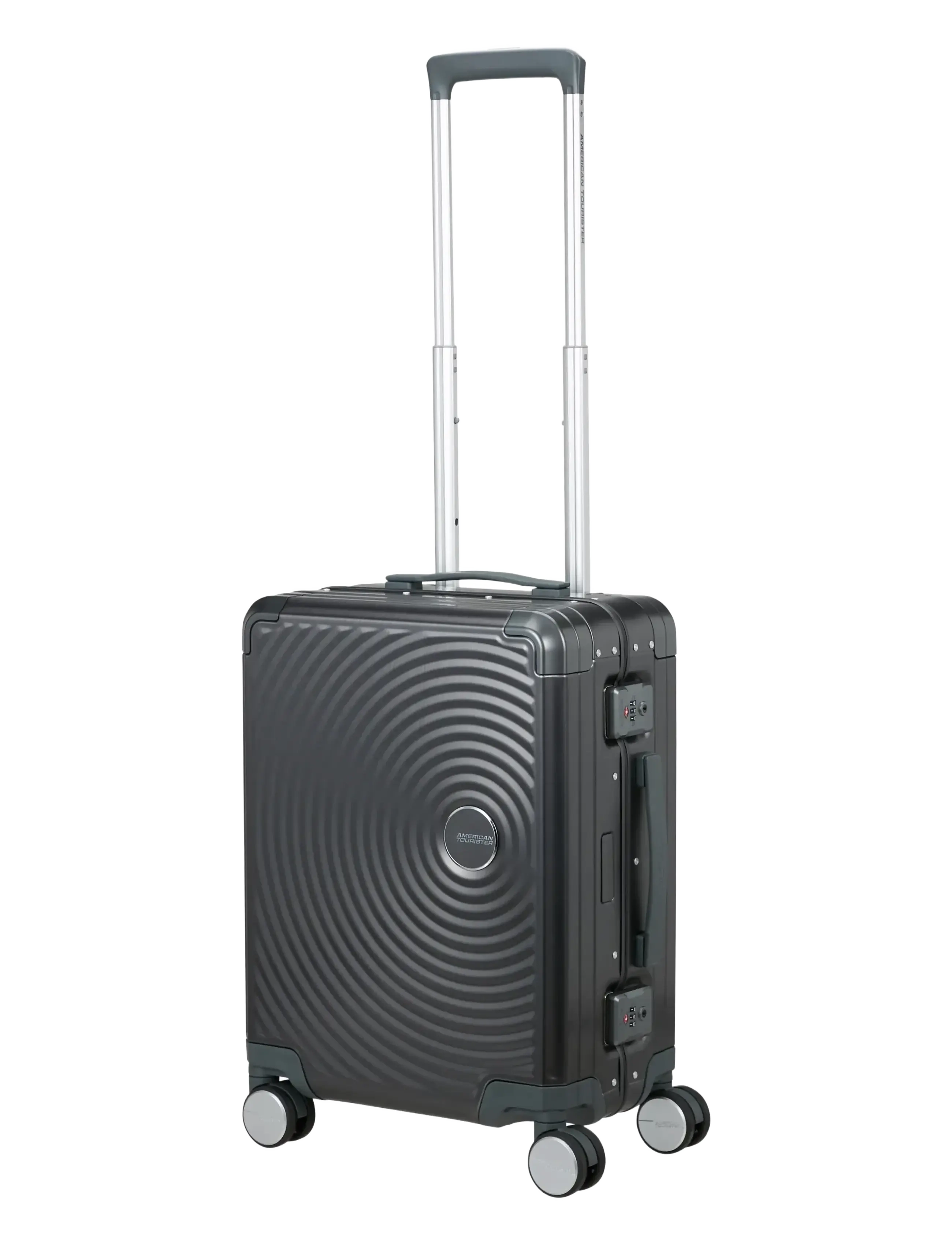 American Tourister - SOUNDBOX ALU SPINNER 55 - handbagagekoffers - black - 4