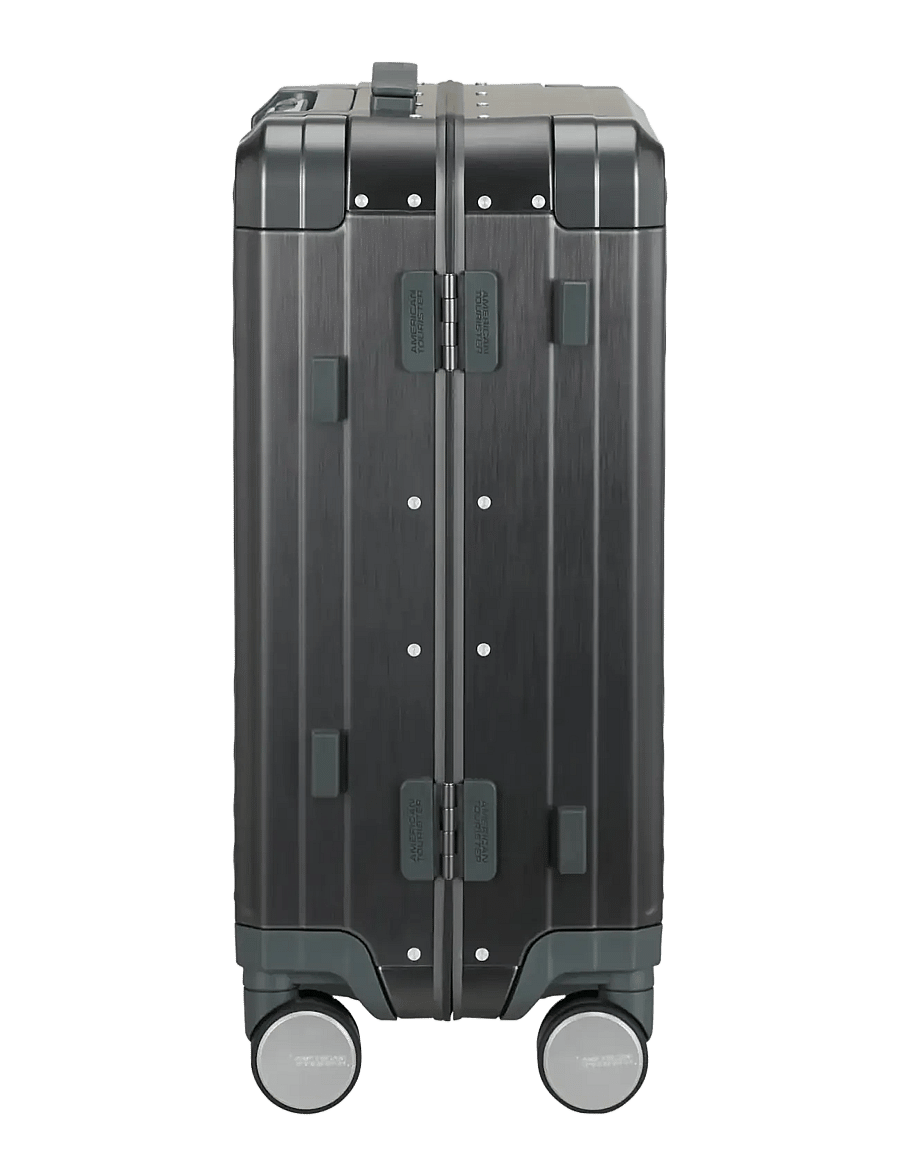 American Tourister - SOUNDBOX ALU SPINNER 55 - käsipagasi kohvrid - black - 5