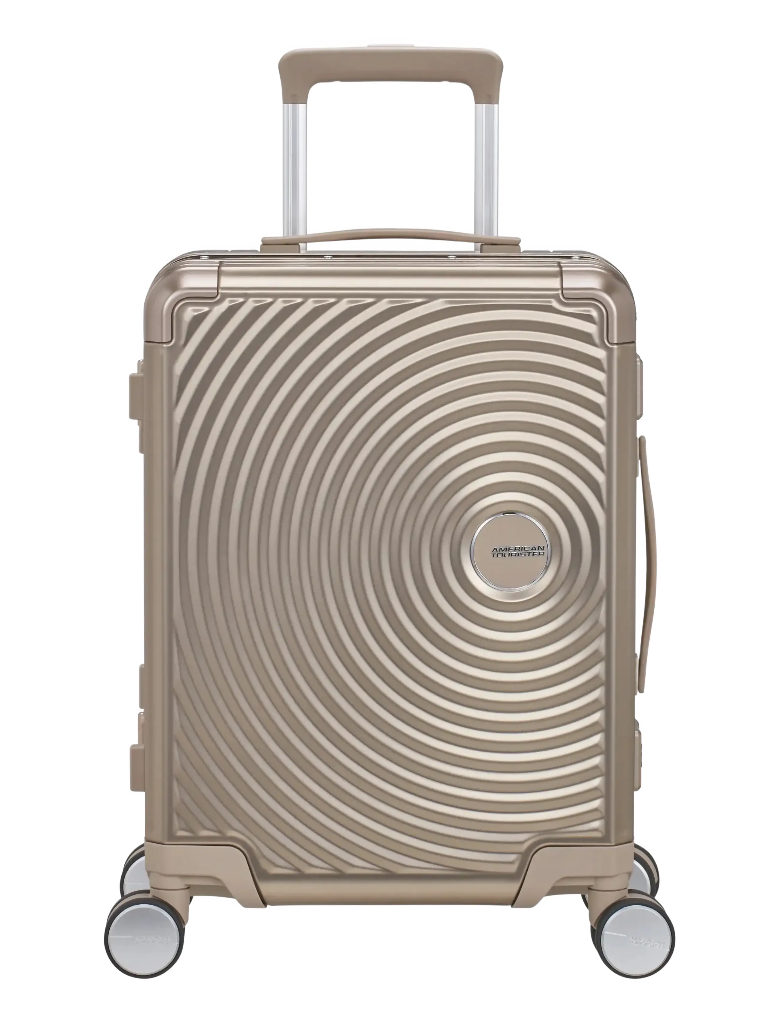 American Tourister Soundbox Alu Spinner 55, 55, Gold, Tasker > Kufferter, Herre