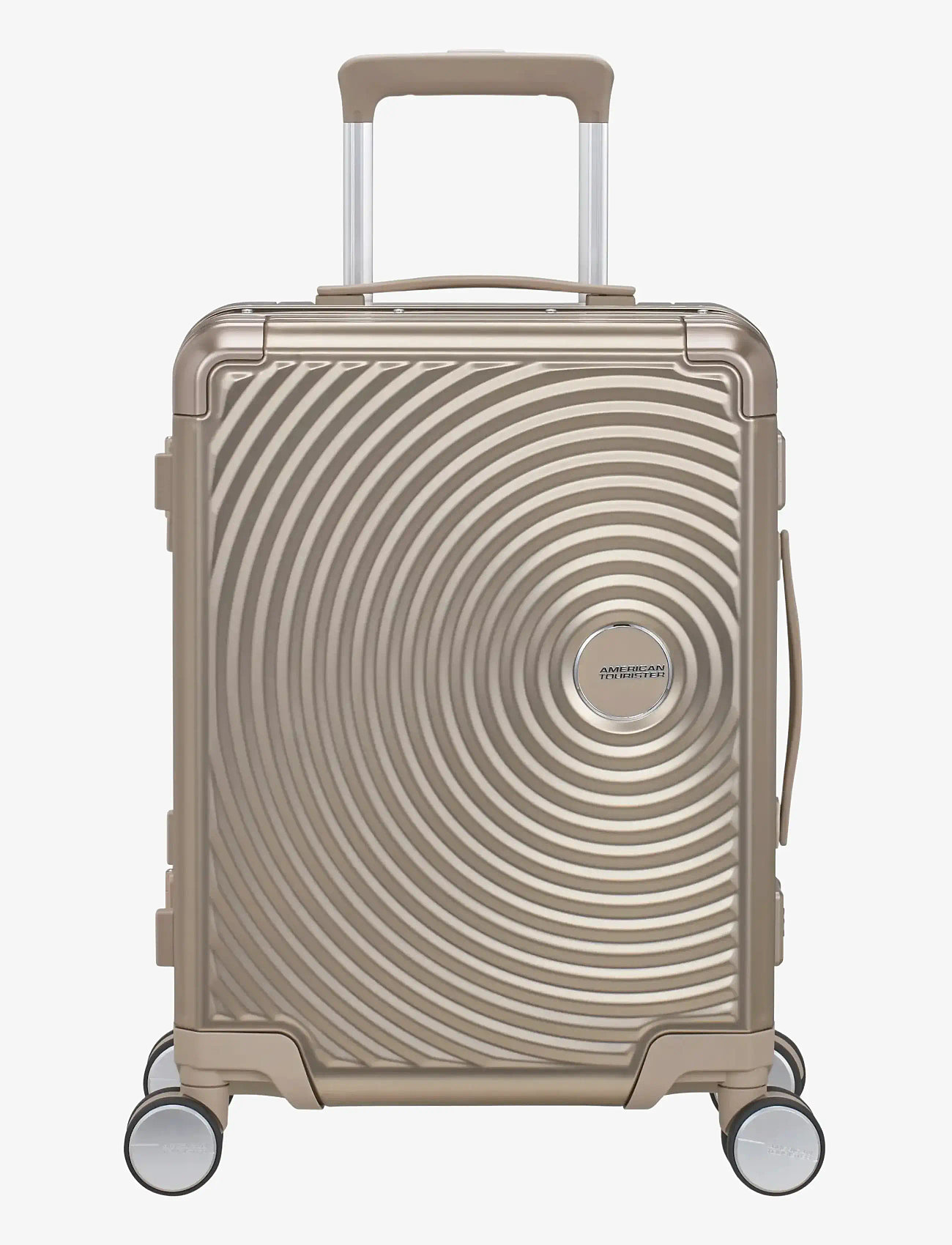 American Tourister - SOUNDBOX ALU SPINNER 55 - walizki kabinowe - bronze - 1