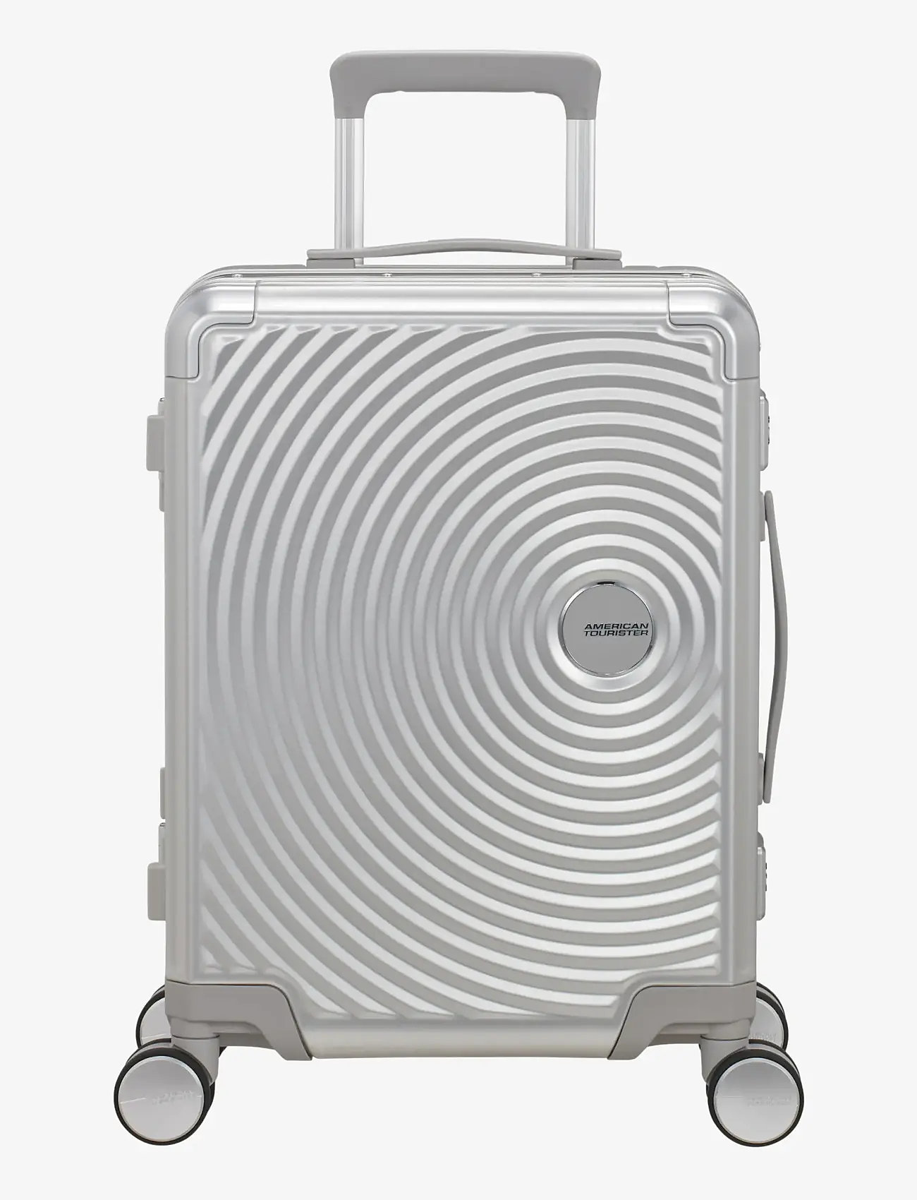 American Tourister - Soundbox ALU Spinner 55 - kabinväskor - silver - 1