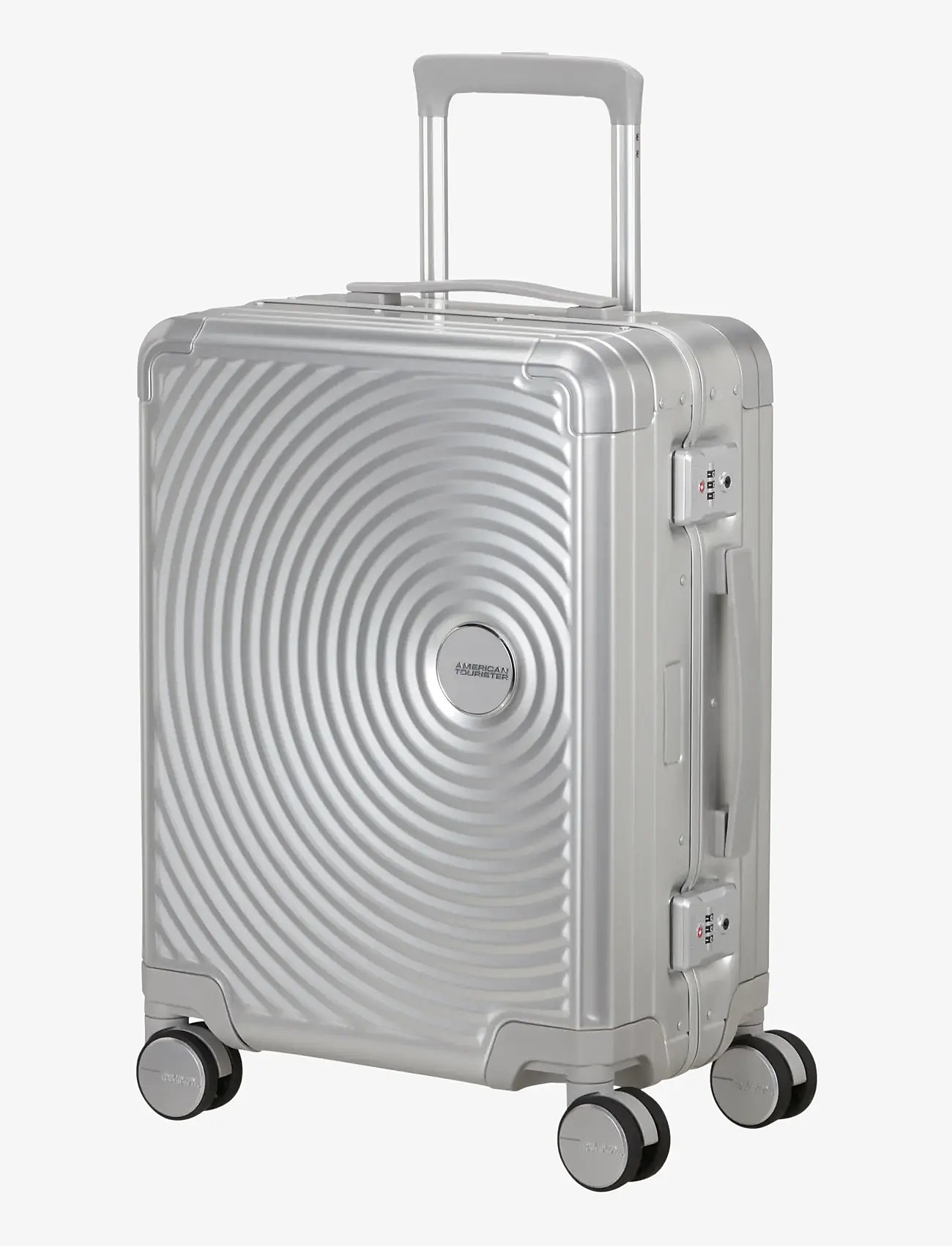 American Tourister - Soundbox ALU Spinner 55 - kabinväskor - silver - 2