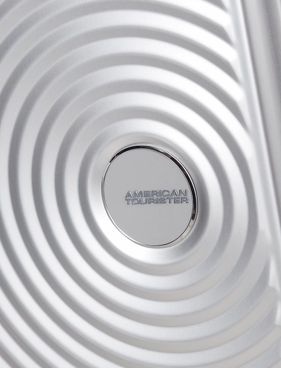 American Tourister - SOUNDBOX ALU SPINNER 55 - käsipagasi kohvrid - silver - 0
