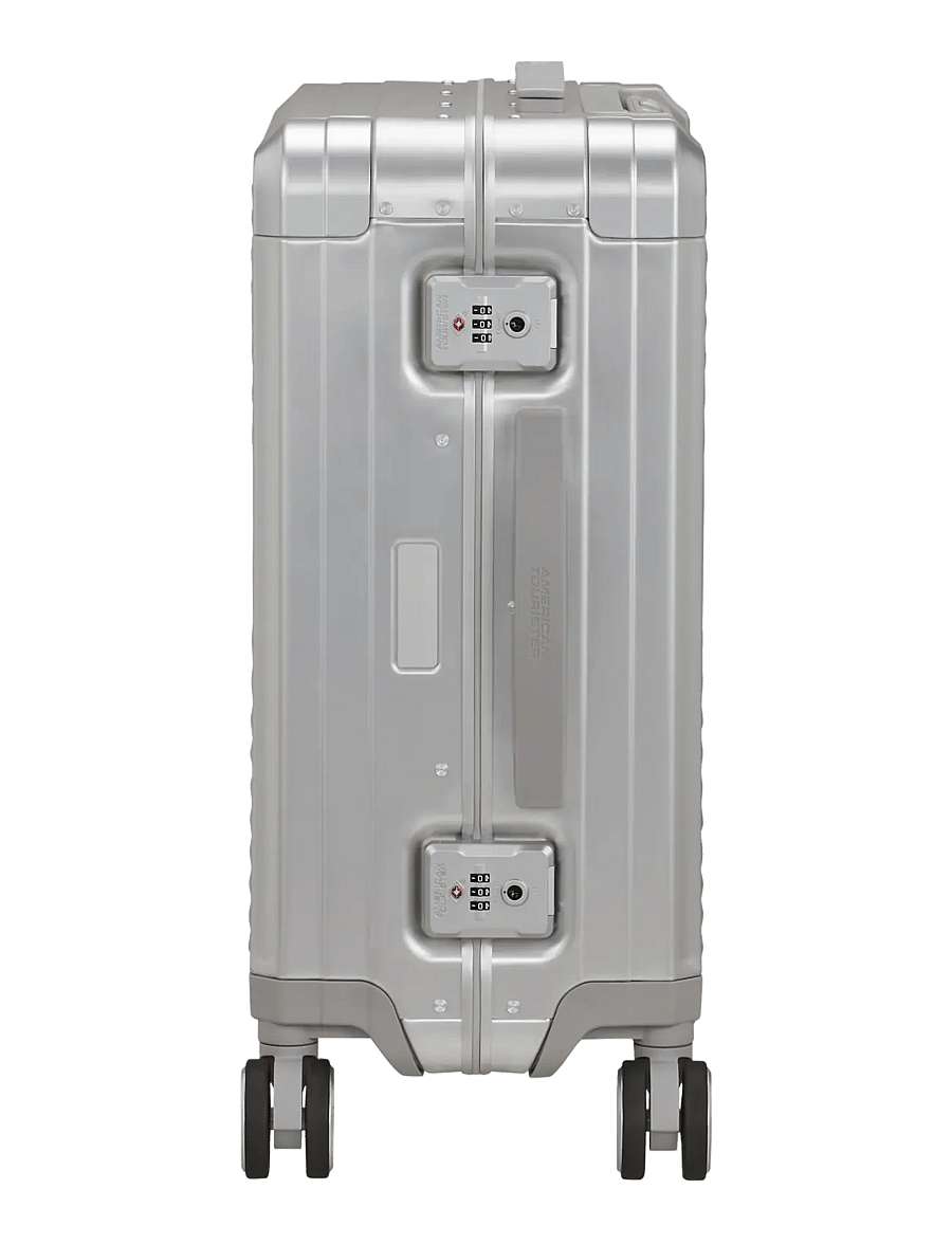 American Tourister - SOUNDBOX ALU SPINNER 55 - käsipagasi kohvrid - silver - 3