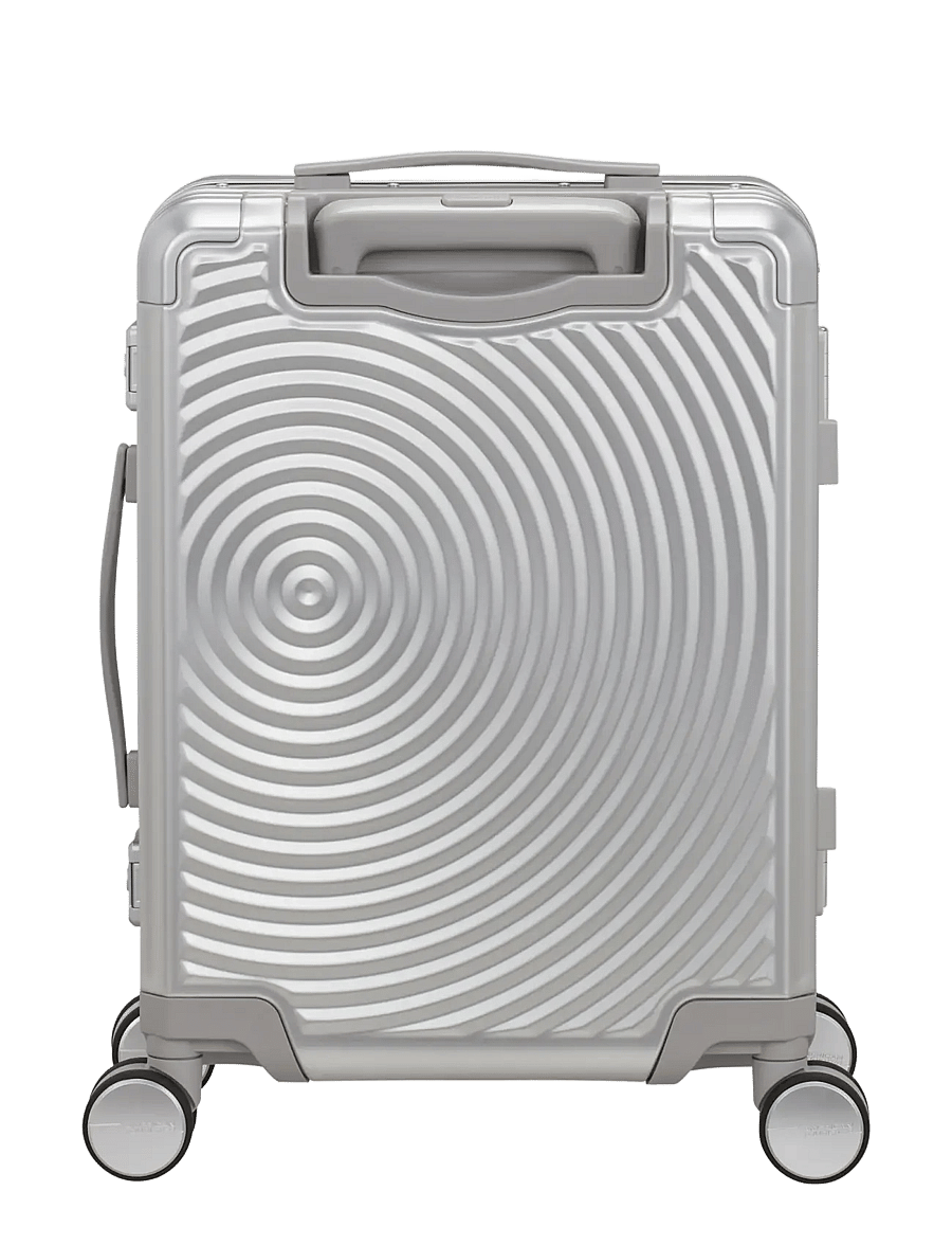 American Tourister - SOUNDBOX ALU SPINNER 55 - käsipagasi kohvrid - silver - 5