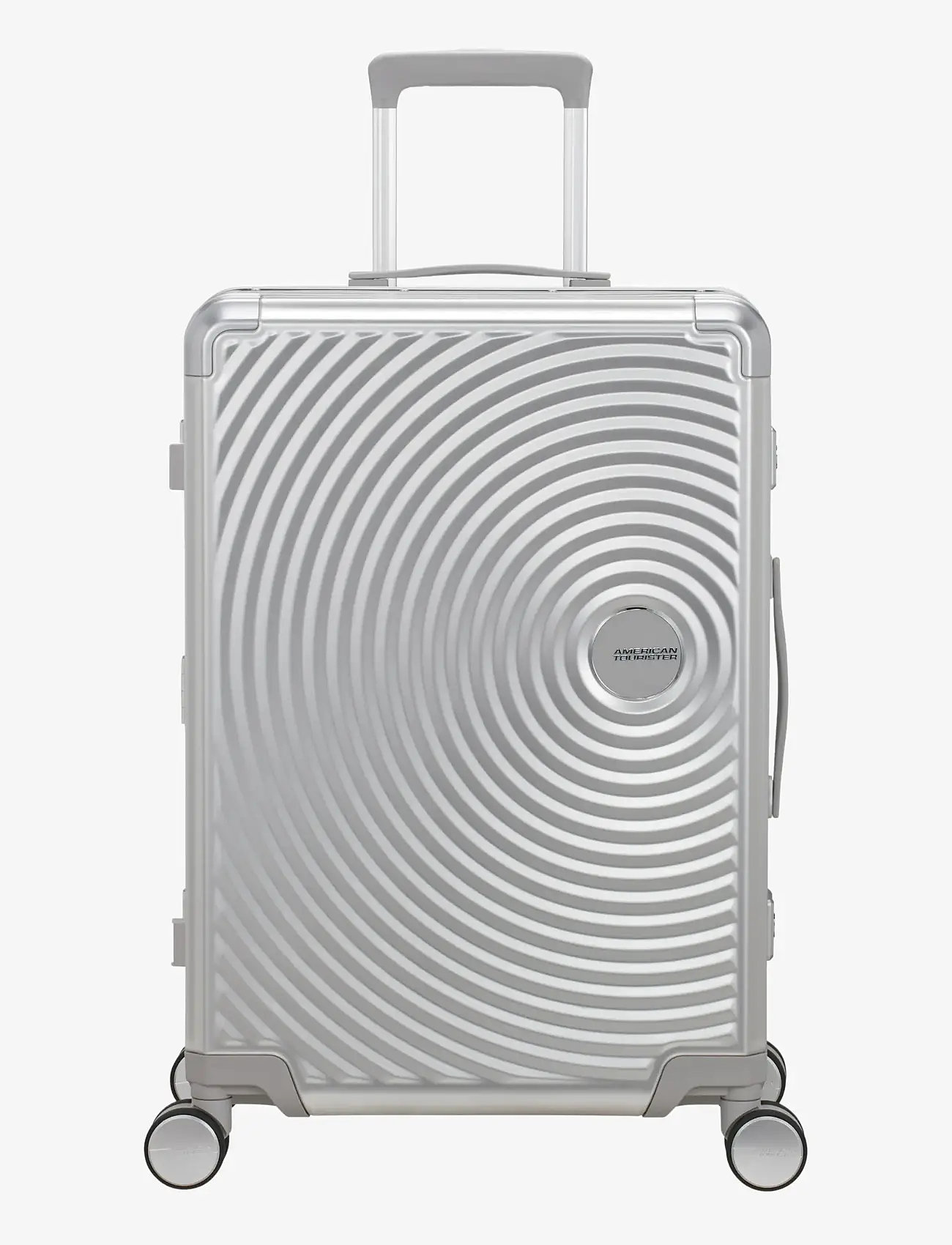 American Tourister - SOUNDBOX ALU SPINNER 68 - medium suitcases - silver - 0