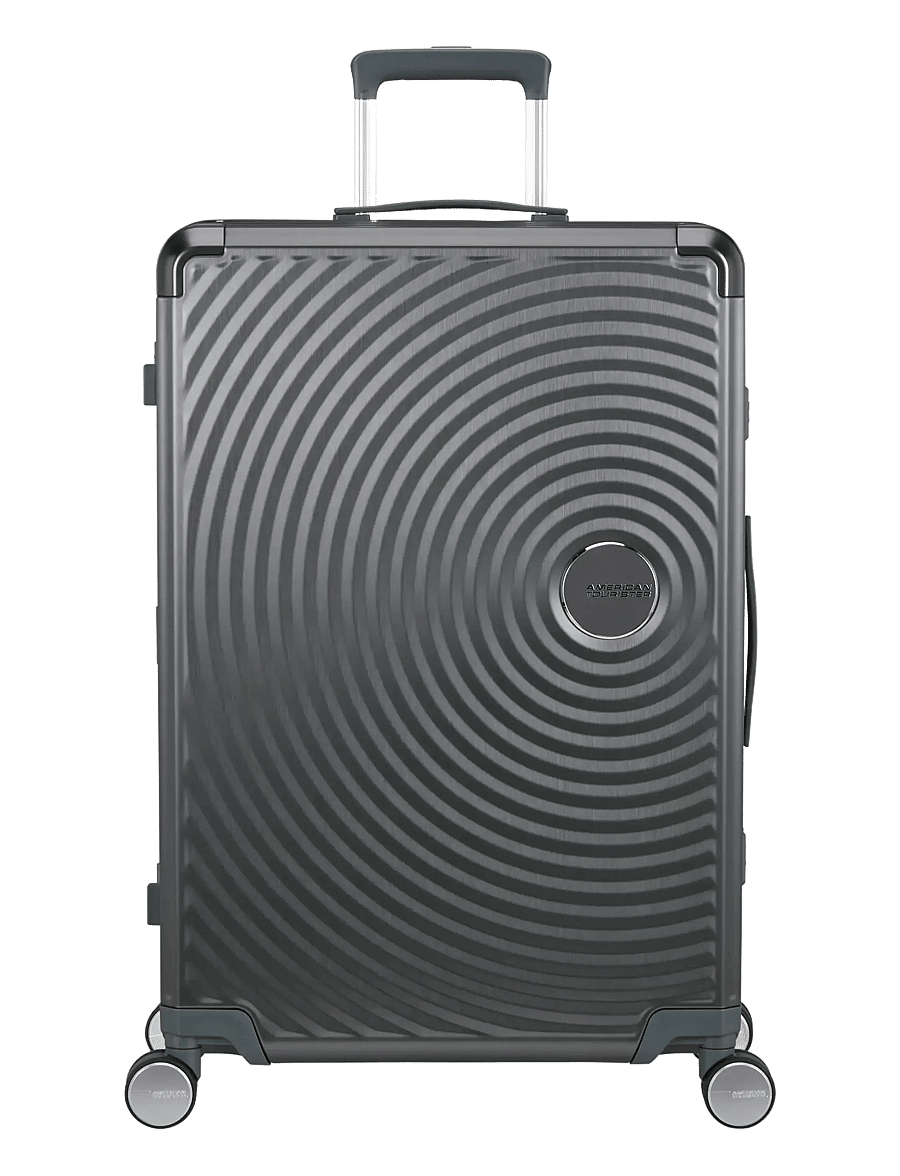 American Tourister - SOUNDBOX ALU SPINNER 77 - large suitcases - black - 0