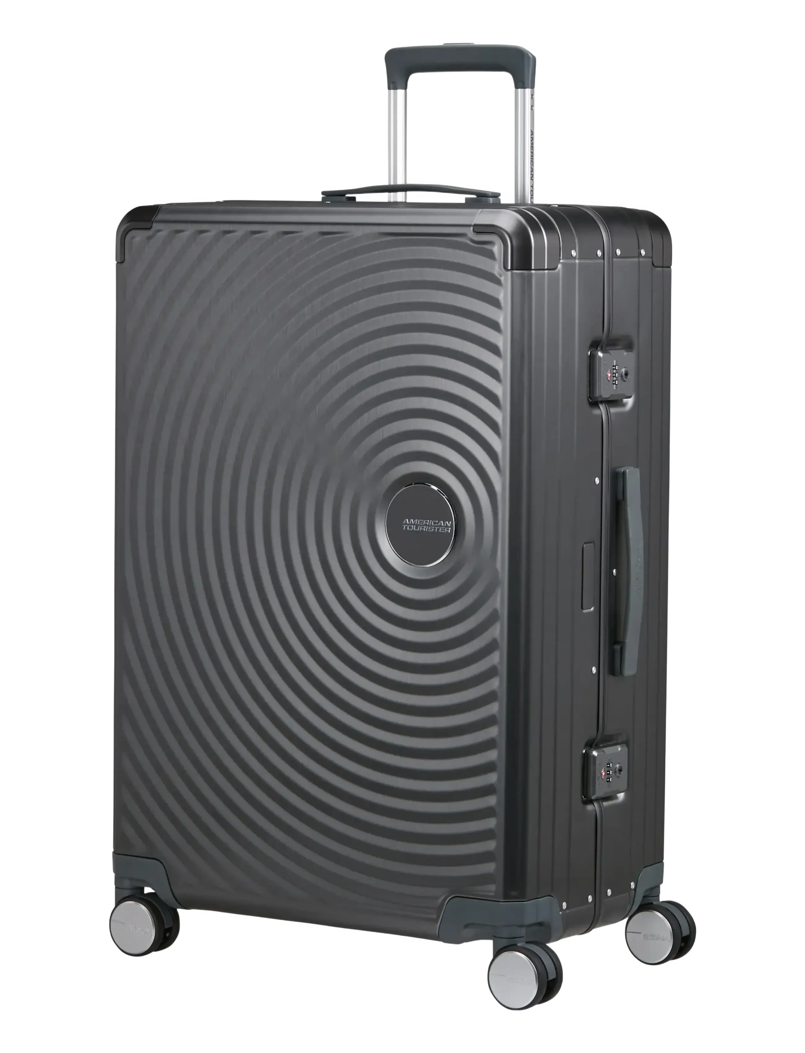 American Tourister - SOUNDBOX ALU SPINNER 77 - store kufferter - black - 1