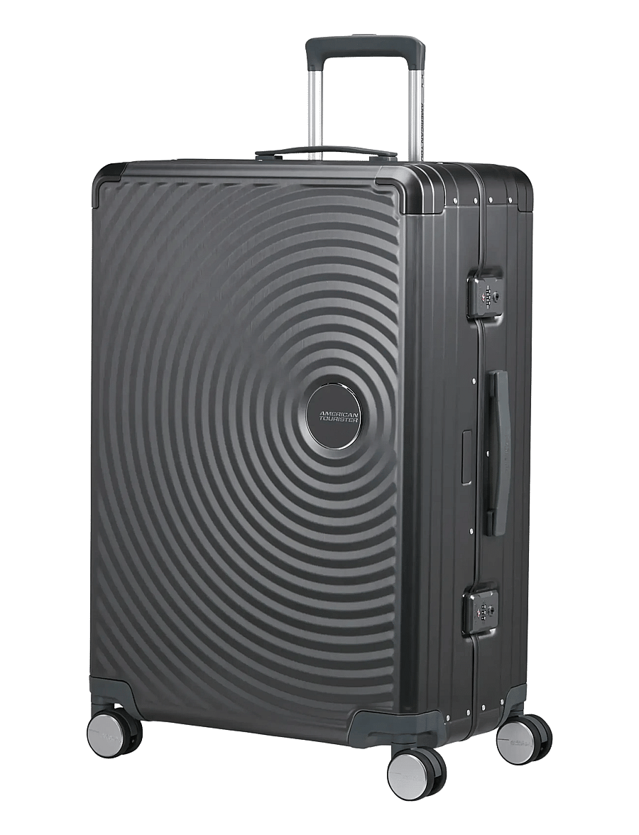 American Tourister - SOUNDBOX ALU SPINNER 77 - large suitcases - black - 1