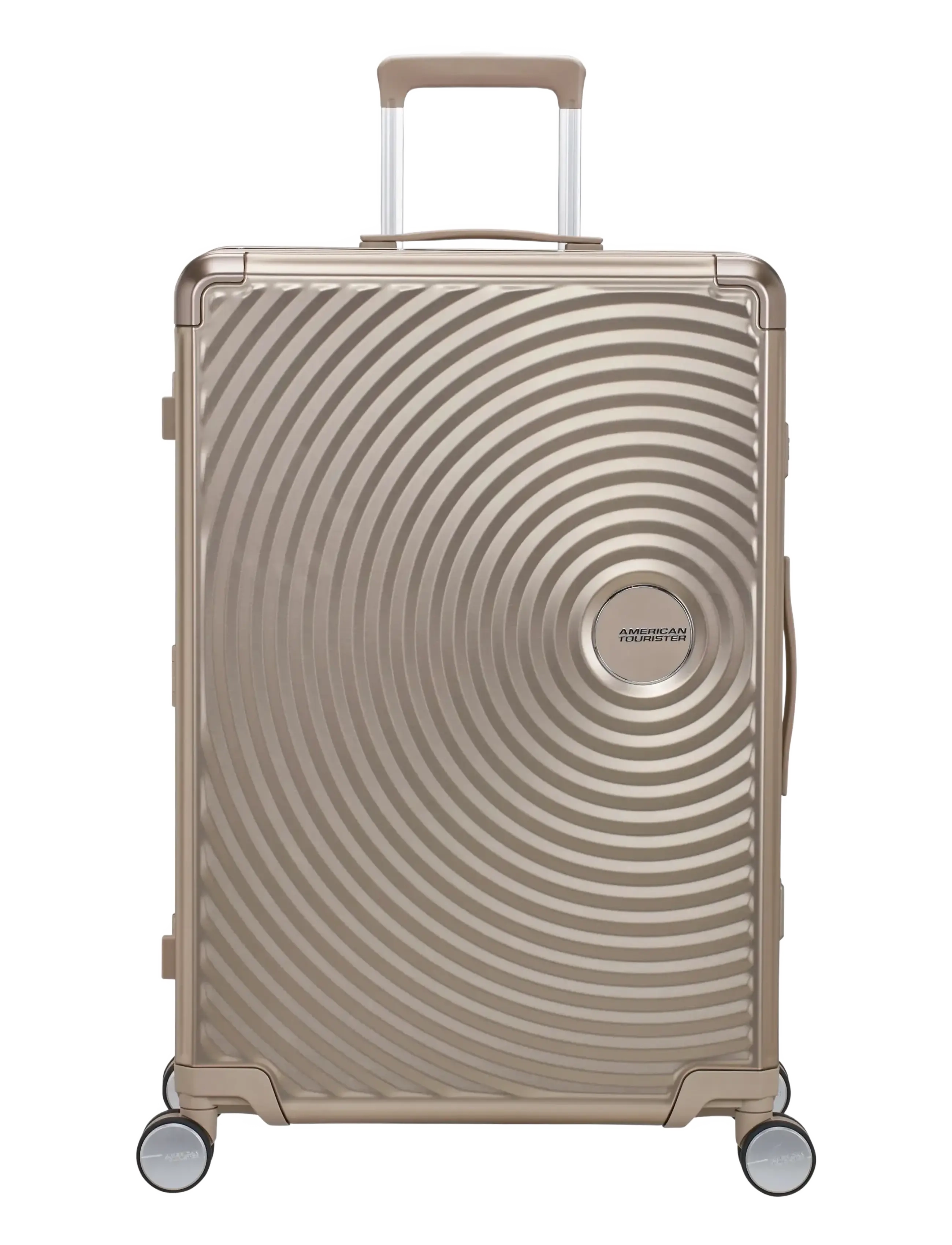 American Tourister Soundbox Alu Spinner 77, 77, Gold, Tasker > Kufferter, Herre