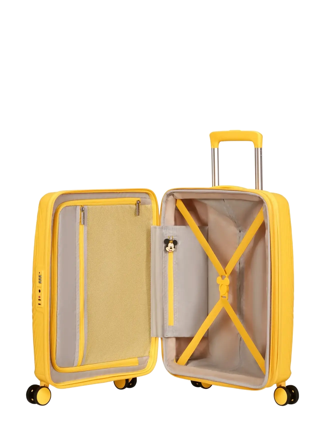 American Tourister - MICKEY MAGIC-SPINNER 55/20 EXP TSA - reisikohvrid lastele - mickey flower yellow - 3