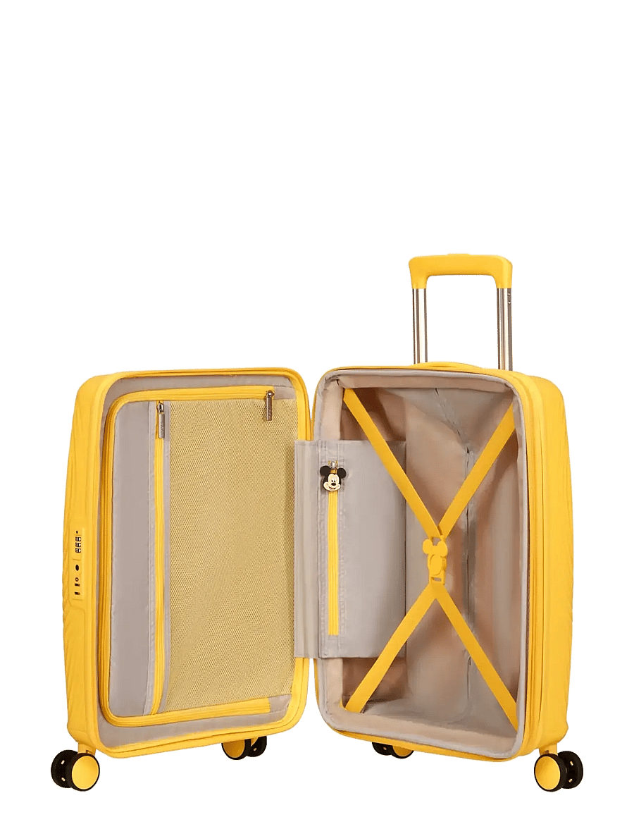 American Tourister - MICKEY MAGIC-SPINNER 55/20 EXP TSA - reisikohvrid lastele - mickey flower yellow - 3