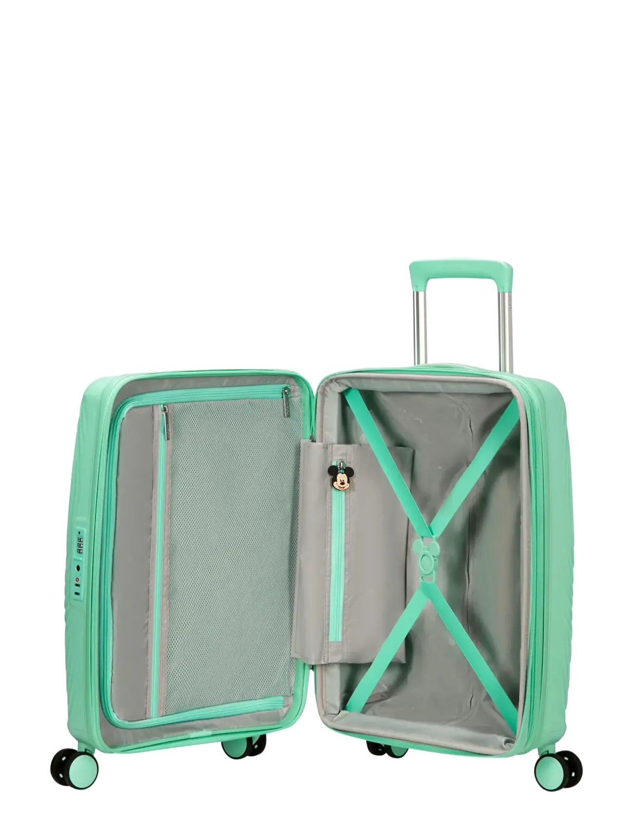 American Tourister - MICKEY MAGIC-SPINNER 55/20 EXP TSA - reisikohvrid lastele - mickey jelly mint - 3