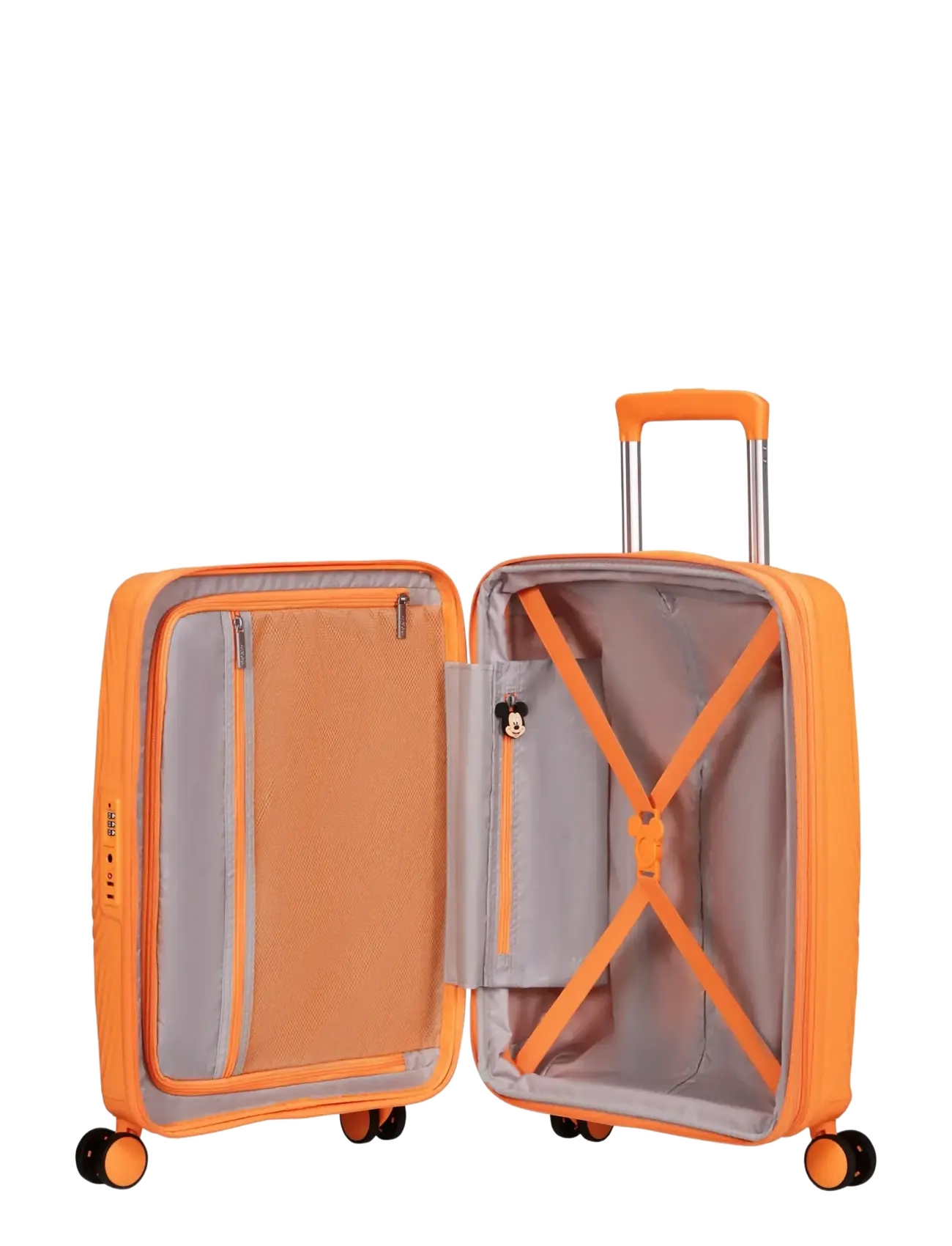 American Tourister - MICKEY MAGIC-SPINNER 55/20 EXP TSA - rejsetasker til børn - mickey peachy orange - 3