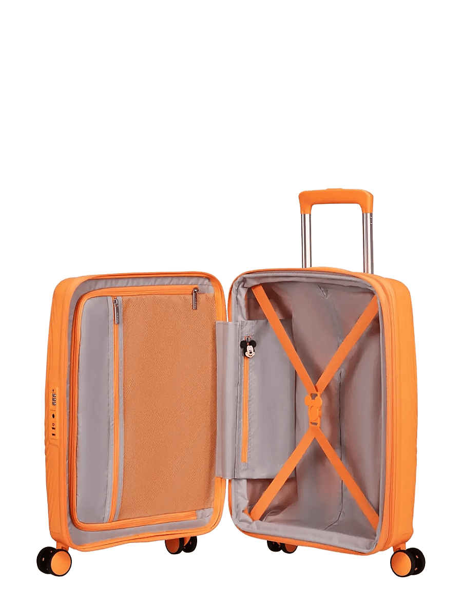 American Tourister - MICKEY MAGIC-SPINNER 55/20 EXP TSA - rejsetasker til børn - mickey peachy orange - 3