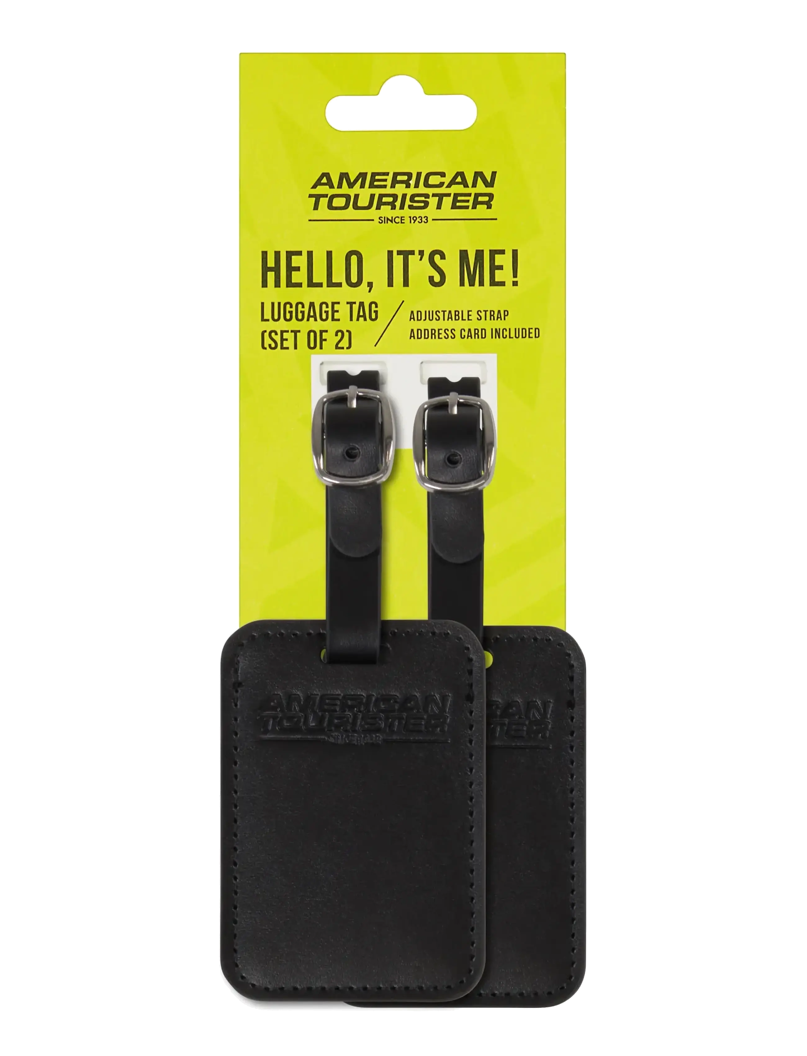 American Tourister Ta Luggage Tag X2, 8, Travel Accessories, Schwarz - Tags, Frauen
