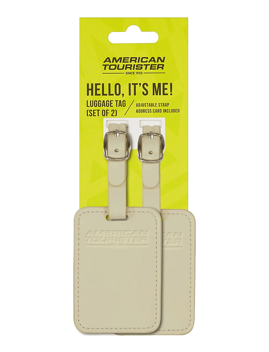 American Tourister - TA LUGGAGE TAG X2 - kofferanhänger - coconut sand - 0