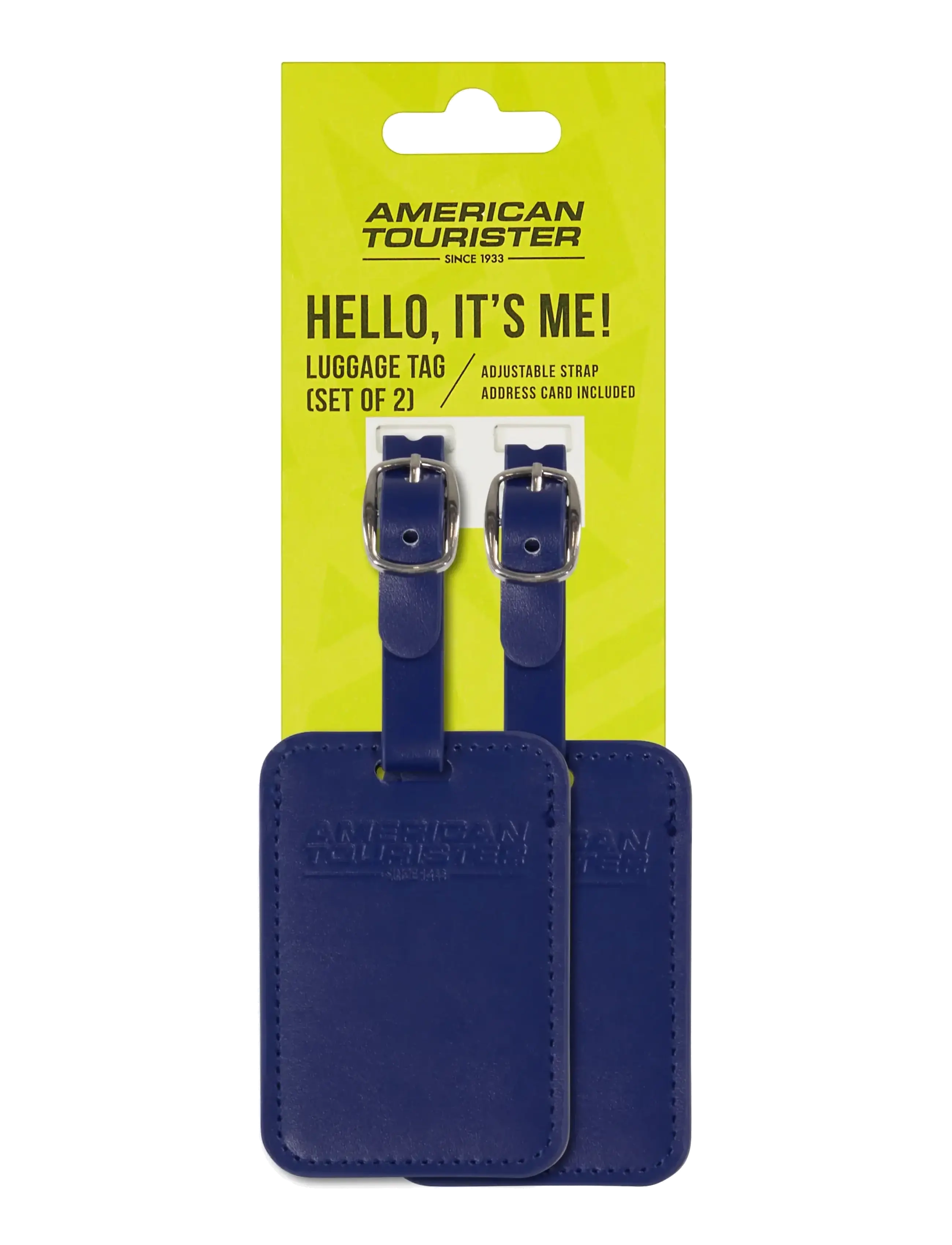 American Tourister Ta Luggage Tag X2, 8, Travel Accessories, Blau - Tags, Frauen