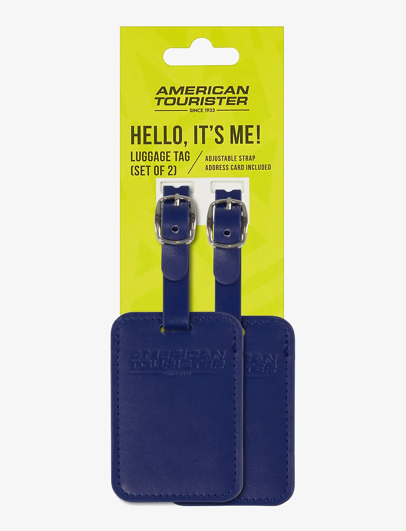 American Tourister - TA LUGGAGE TAG X2 - shoppa efter tillfälle - dark blue - 0