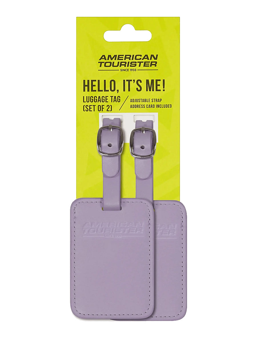 American Tourister - TA LUGGAGE TAG X2 - kofferanhänger - digital lavender - 0