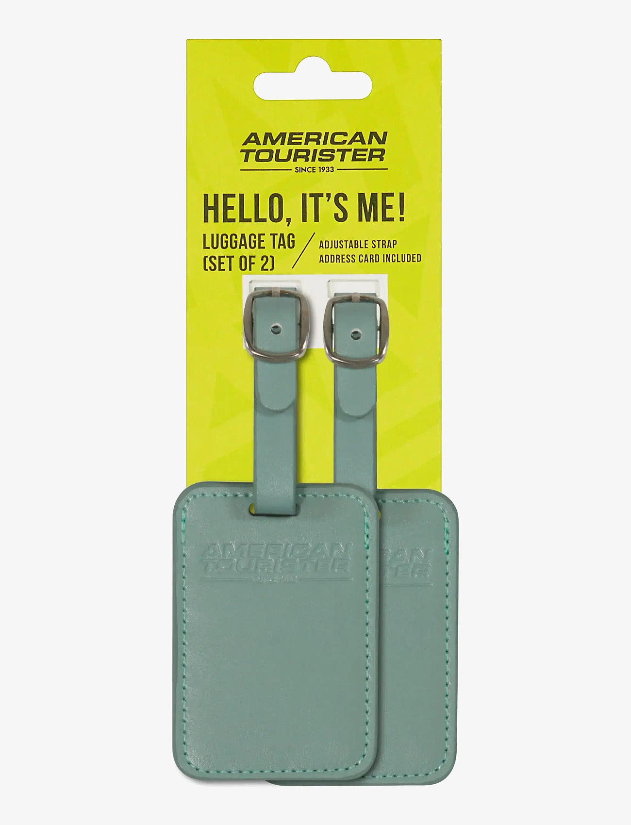American Tourister - TA LUGGAGE TAG X2 - shoppa efter tillfälle - iceberg green - 0