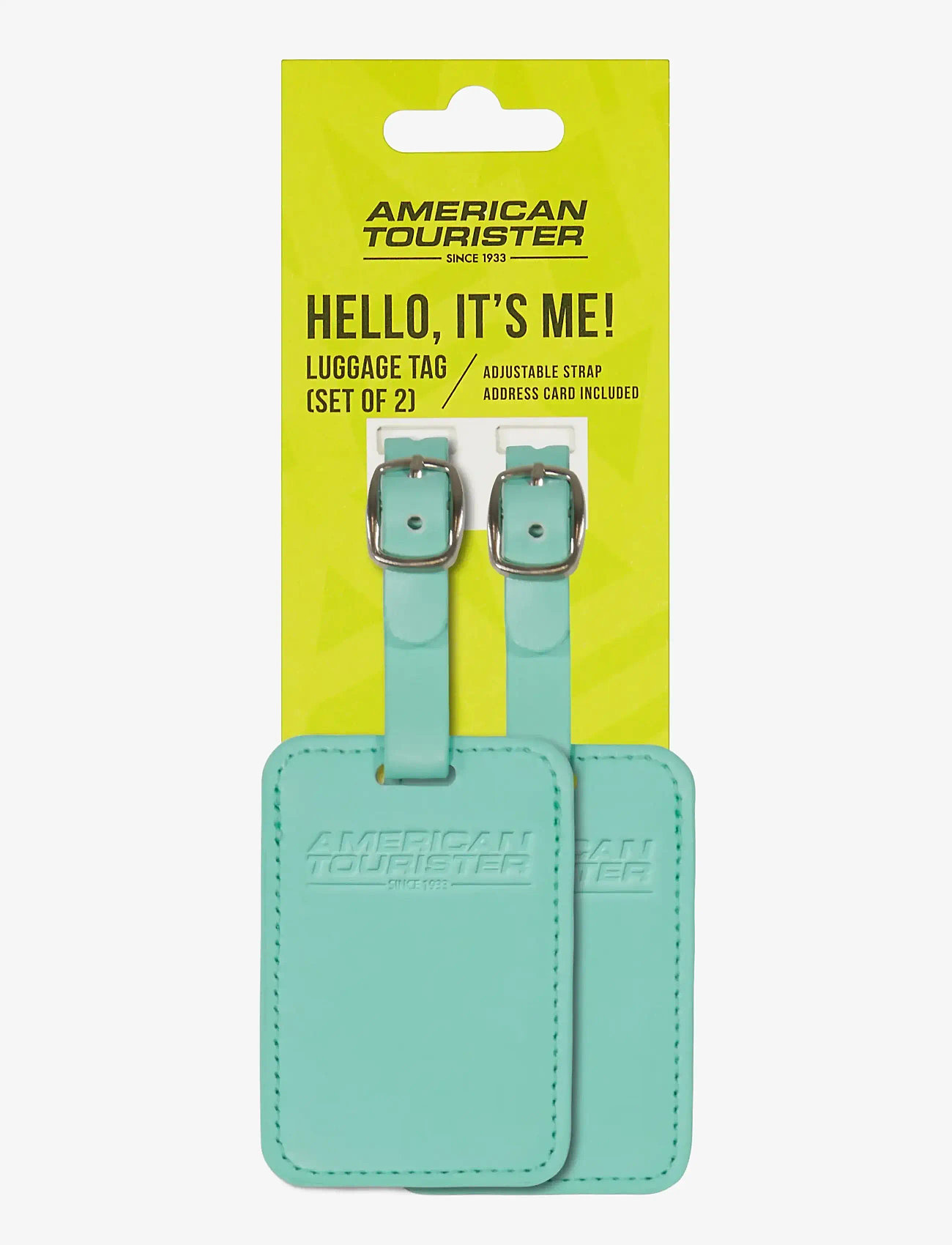 American Tourister - TA LUGGAGE TAG X2 - shop efter anledning - jelly mint - 0