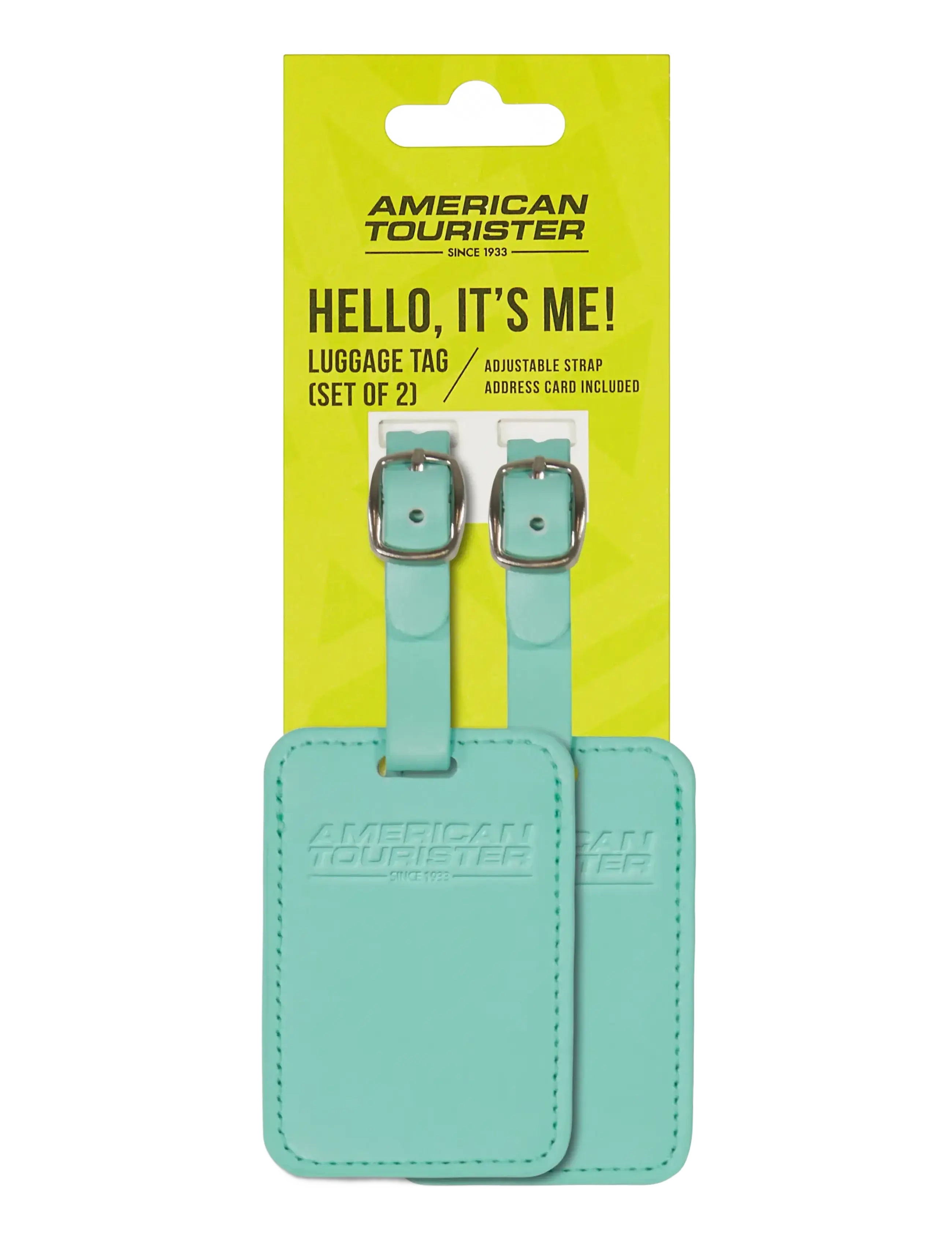 American Tourister TA LUGGAGE TAG X2 - American Tourister - JELLY MINT / green