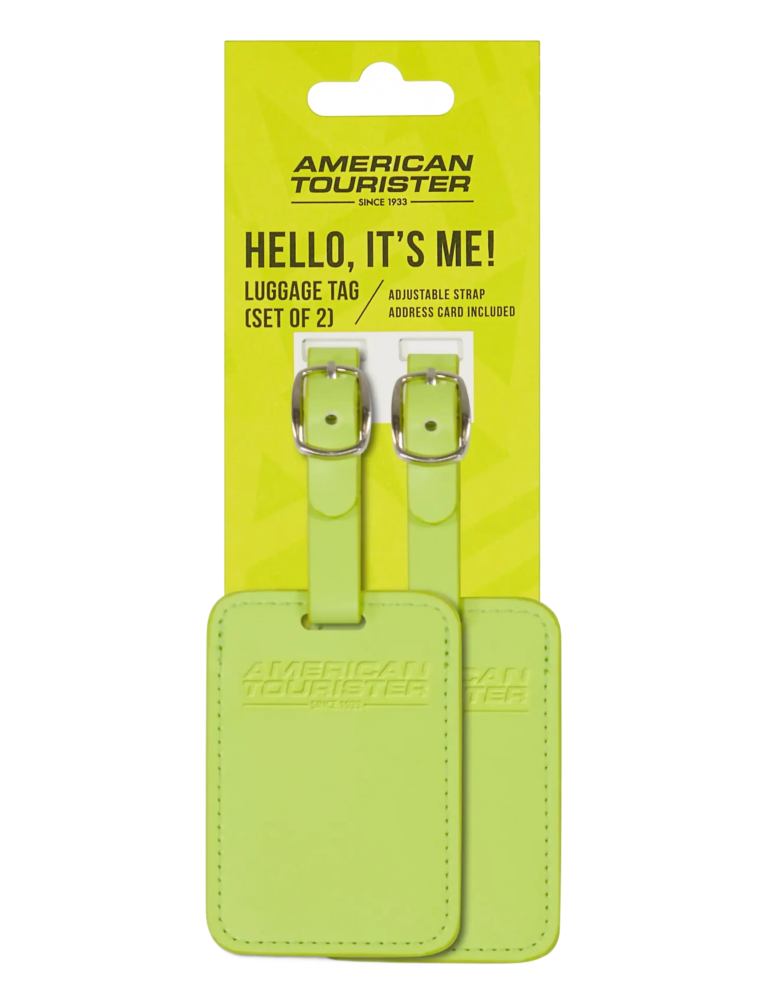 American Tourister TA LUGGAGE TAG X2 - American Tourister - LIGHT LIME / green