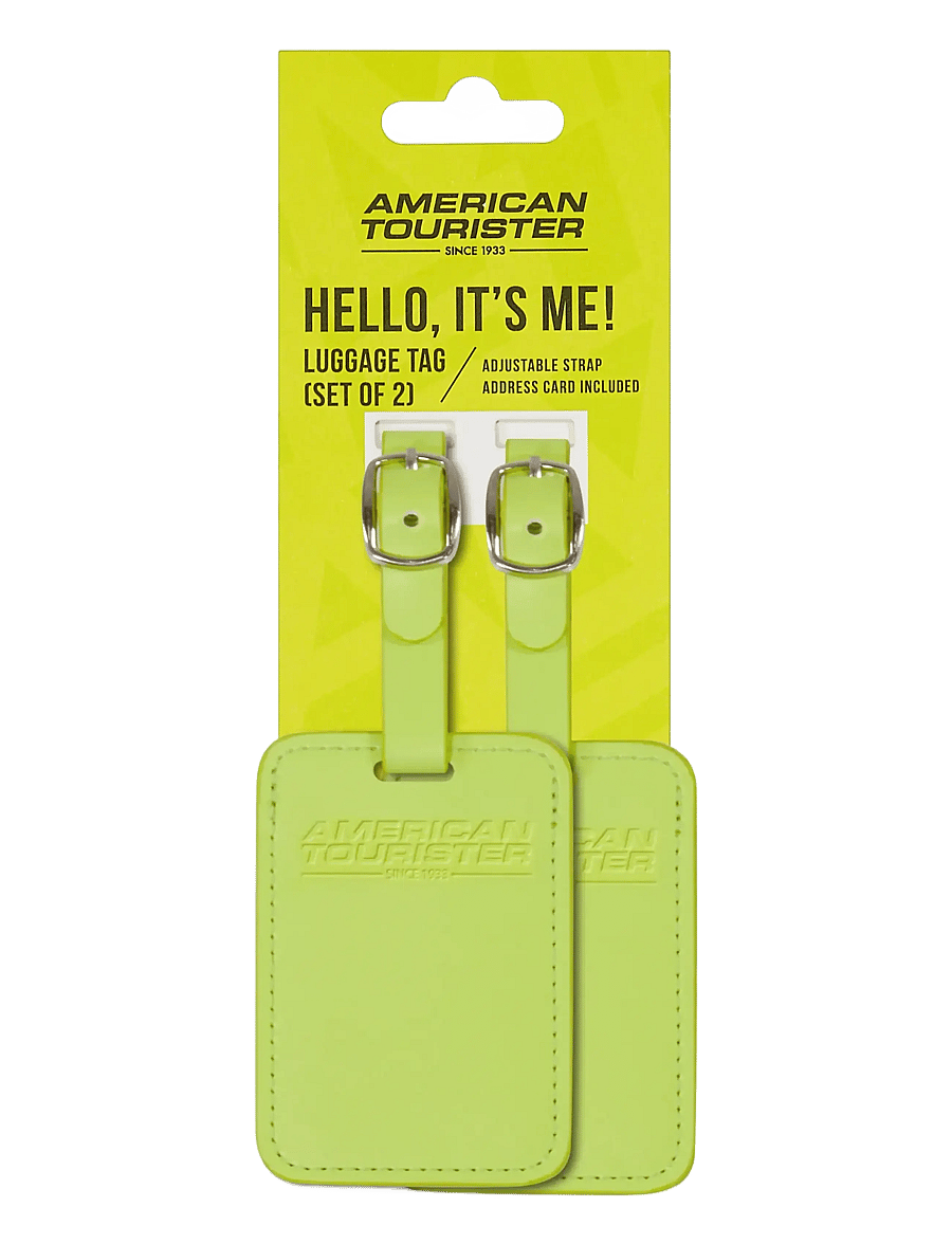American Tourister - TA LUGGAGE TAG X2 - kofferanhänger - light lime - 0
