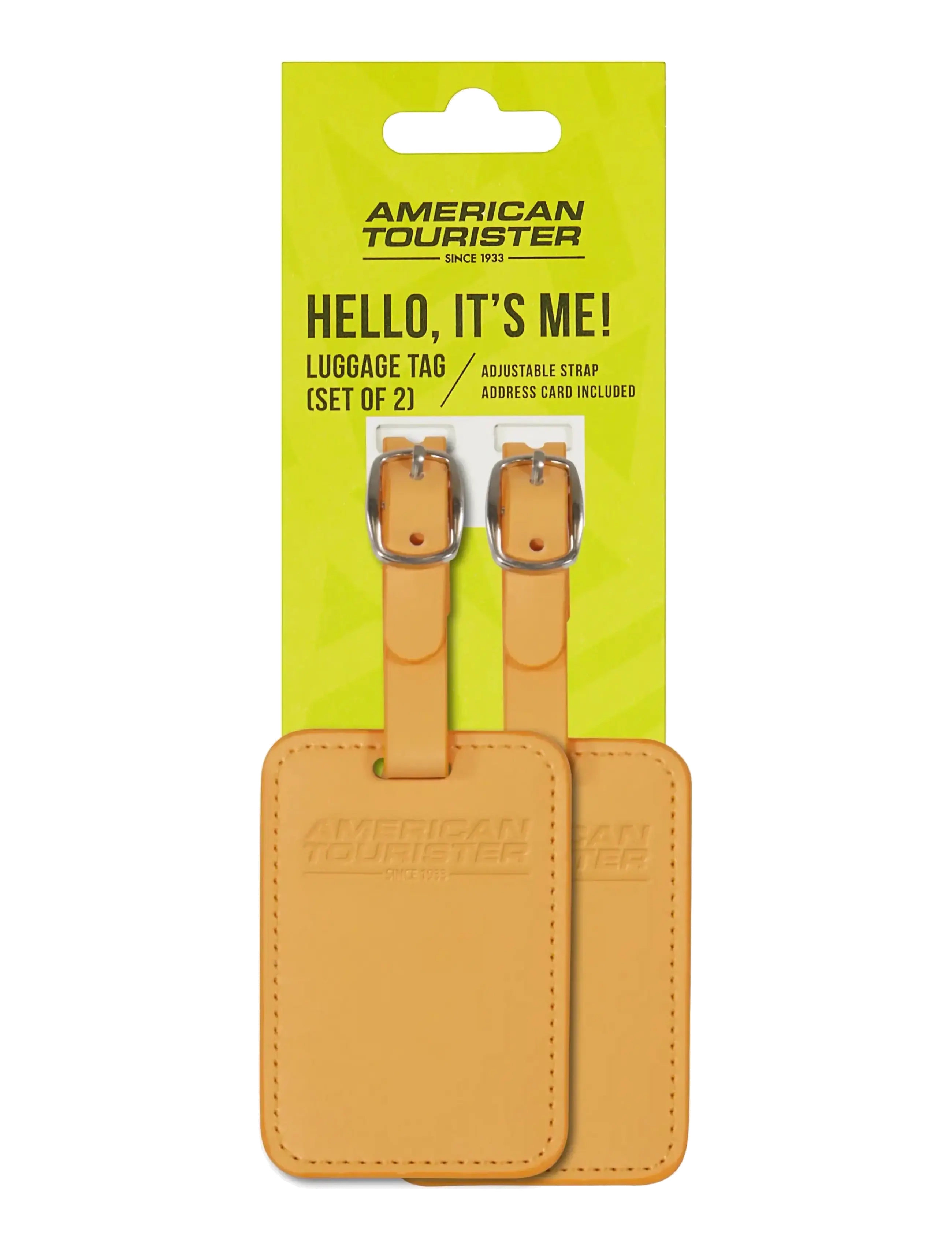 American Tourister Ta Luggage Tag X2, 8, Travel Accessories, Orange - Tags, Frauen