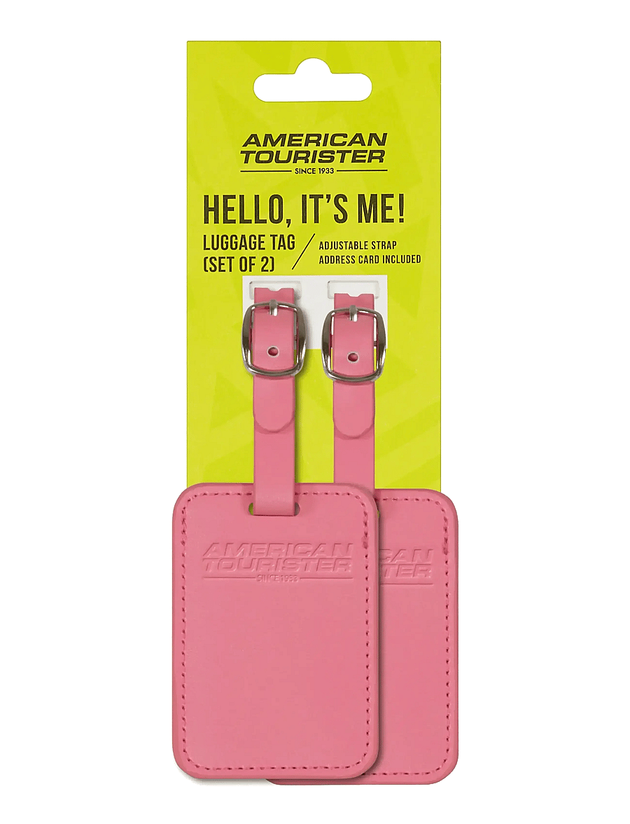 American Tourister - TA LUGGAGE TAG X2 - kofferanhänger - pink glitch - 0