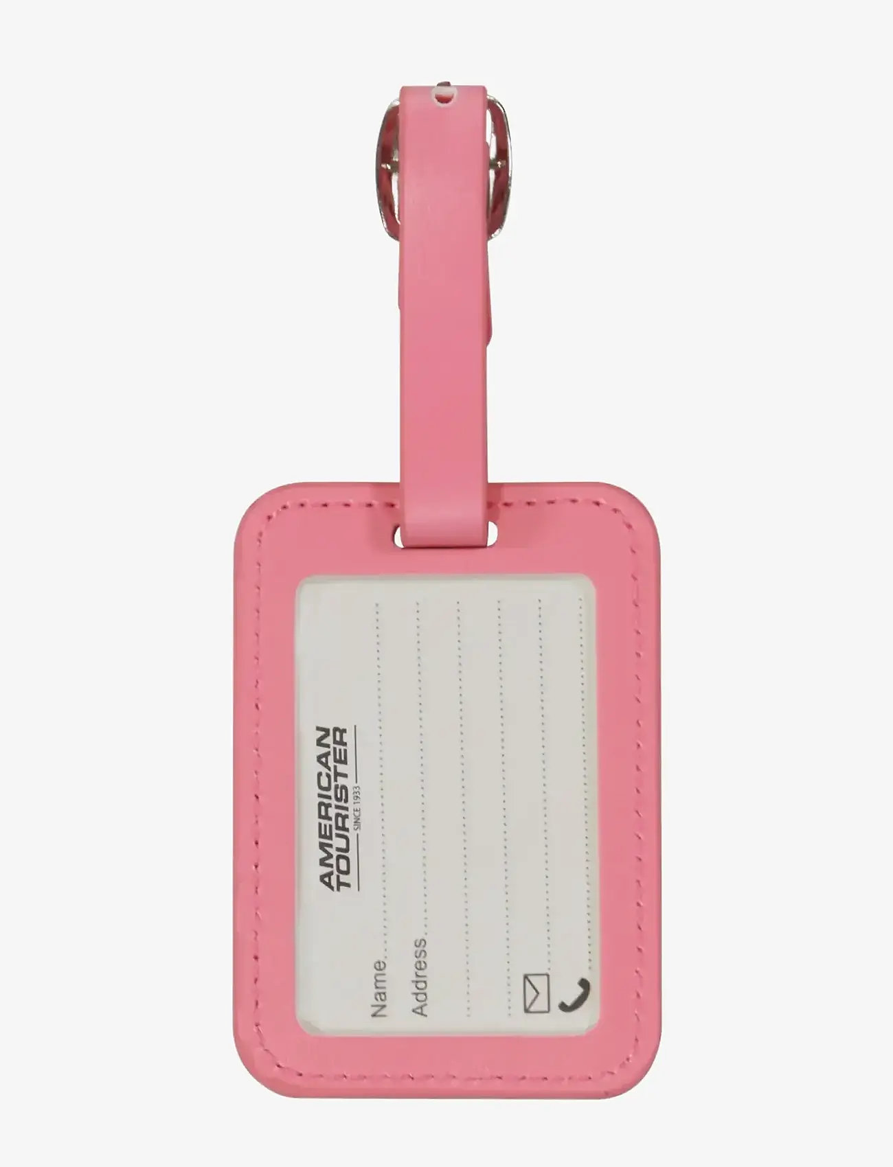 American Tourister - TA LUGGAGE TAG X2 - shoppa efter tillfälle - pink glitch - 3