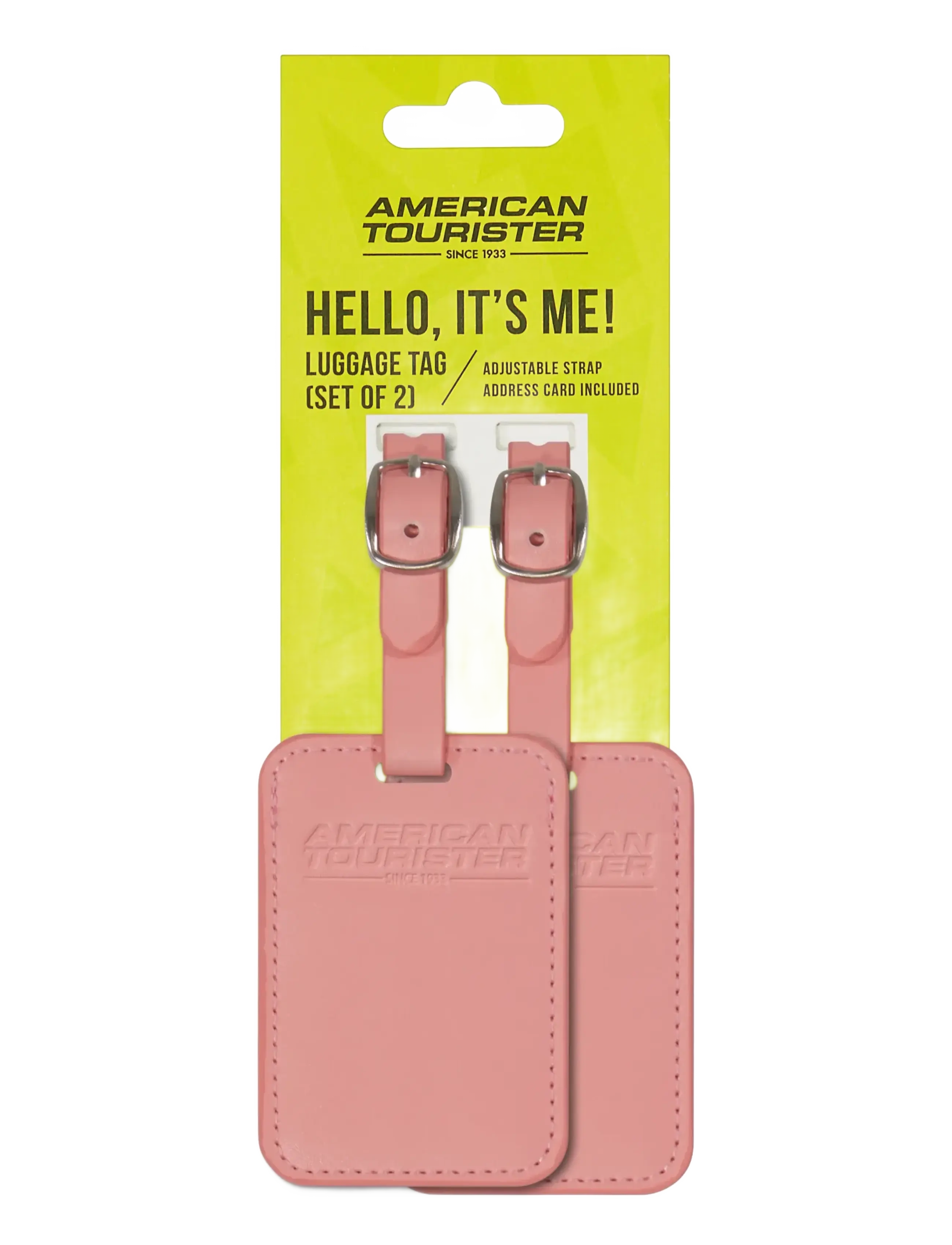 American Tourister TA LUGGAGE TAG X2 - American Tourister - SOLAR PINK / pink/rose