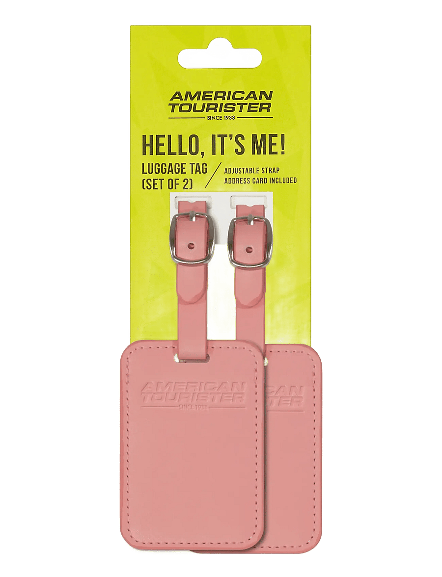 American Tourister - TA LUGGAGE TAG X2 - kofferanhänger - solar pink - 0