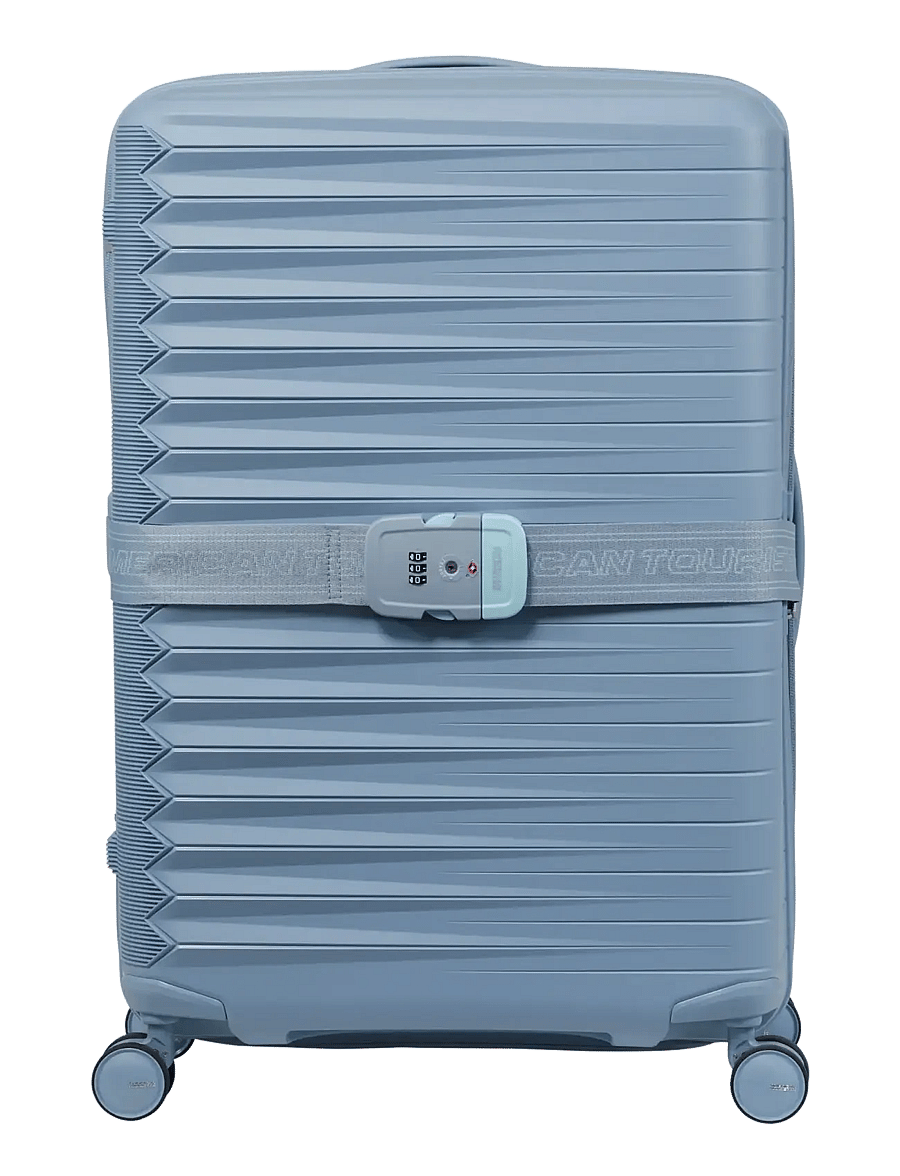 American Tourister - TA LUGGAGE BELT TSA - reselås - stone blue/blue - 1