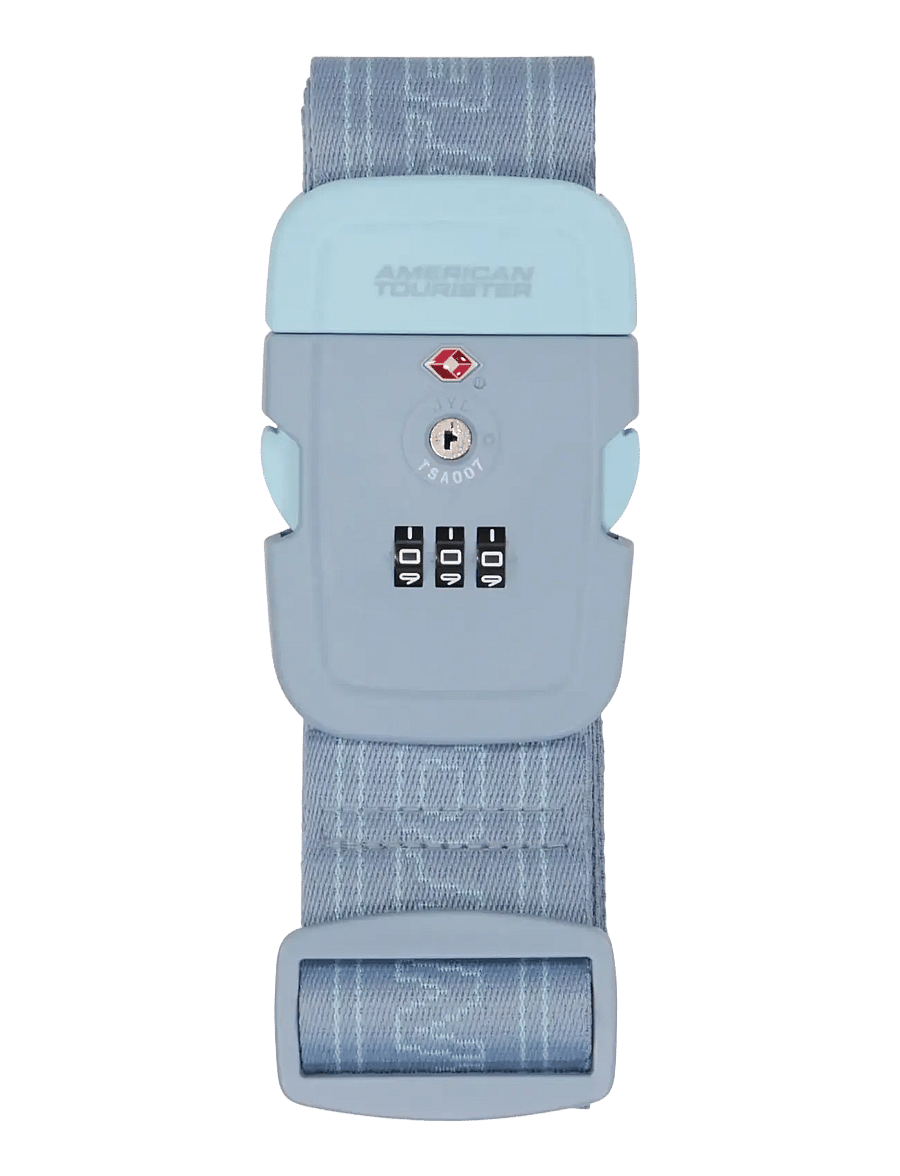 American Tourister - TA LUGGAGE BELT TSA - reselås - stone blue/blue - 3