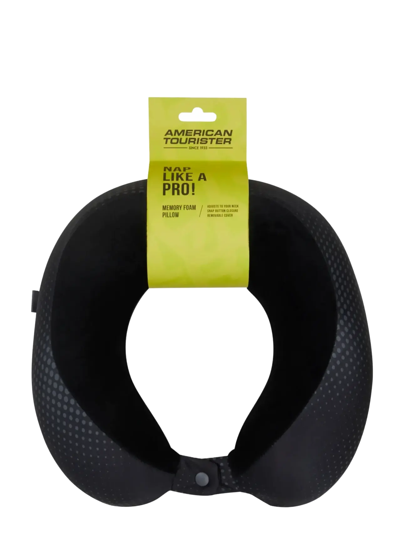 American Tourister Travel Pillow Memoryfoam, 30, Black, Travel Accessories > Travel Comfort Accessories, Herre