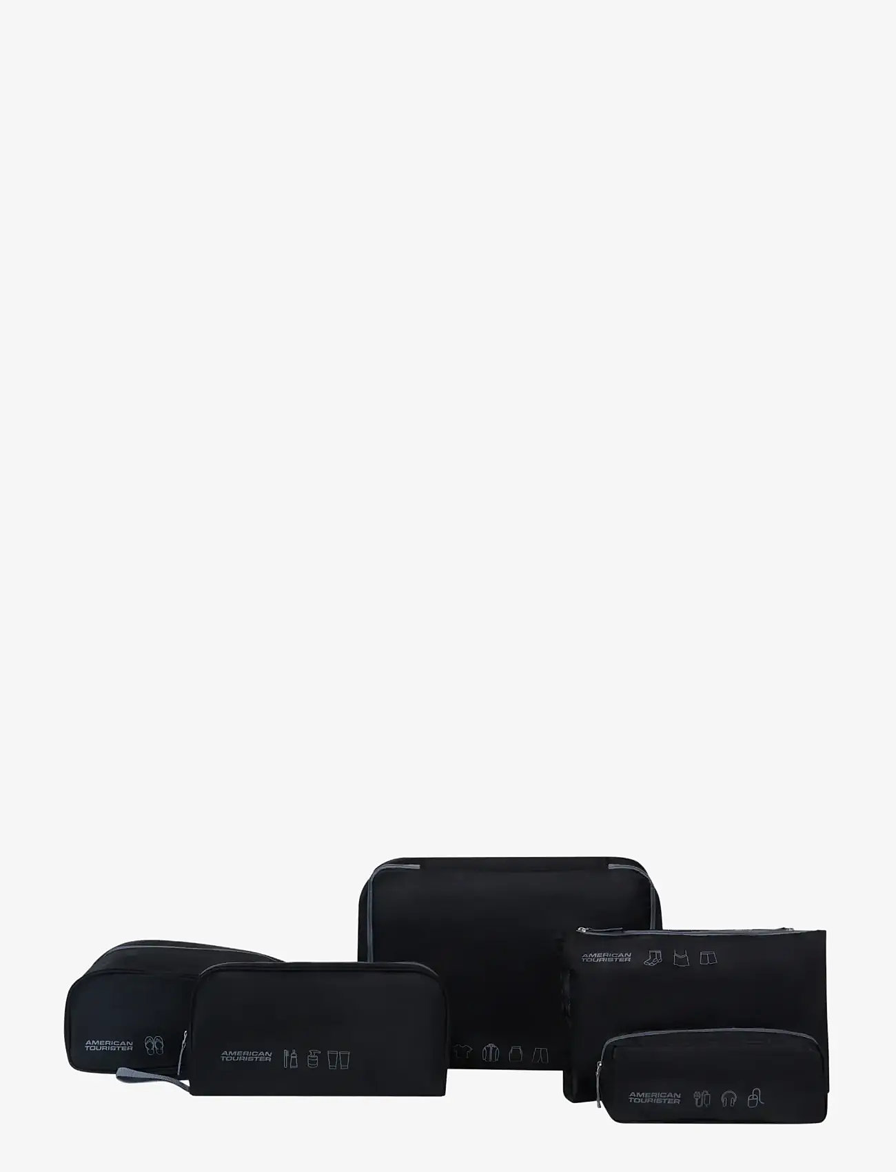 American Tourister - PACKING ORGANIZERS 5PCS - nach anlass kaufen - black/grey - 1